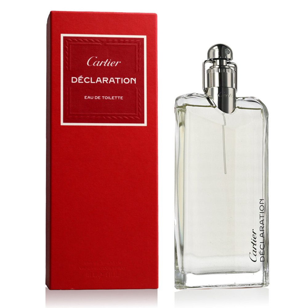 Cartier Eau de Toilette Cartier Déclaration Eau de Toilette nachfüllbar 100 ml, Zeitloser Herrenduft mit Kardamom, Zeder & Vetiver