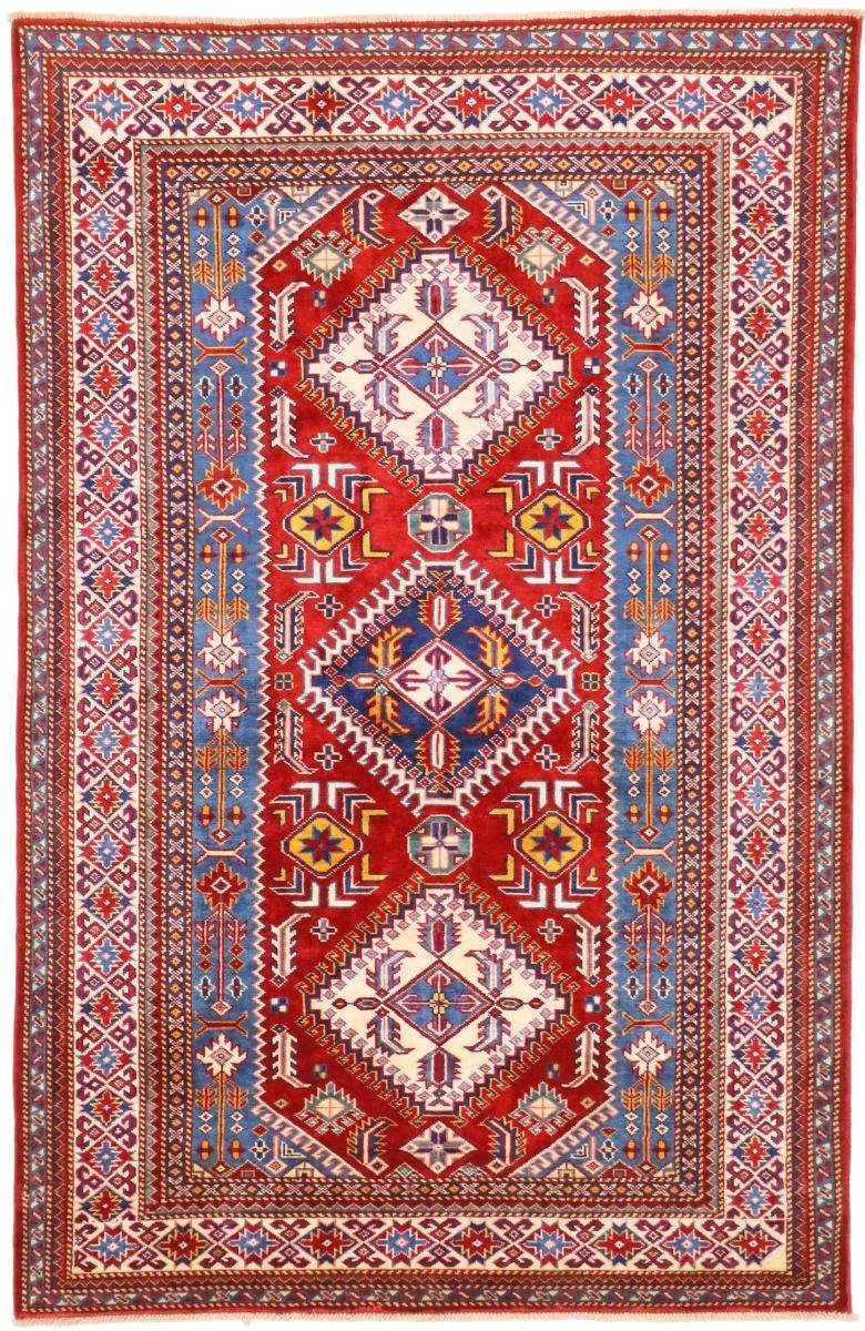 Orientteppich Afghan Shirvan 126x191 Handgeknüpfter Orientteppich, Nain Trading, rechteckig, Höhe: 12 mm
