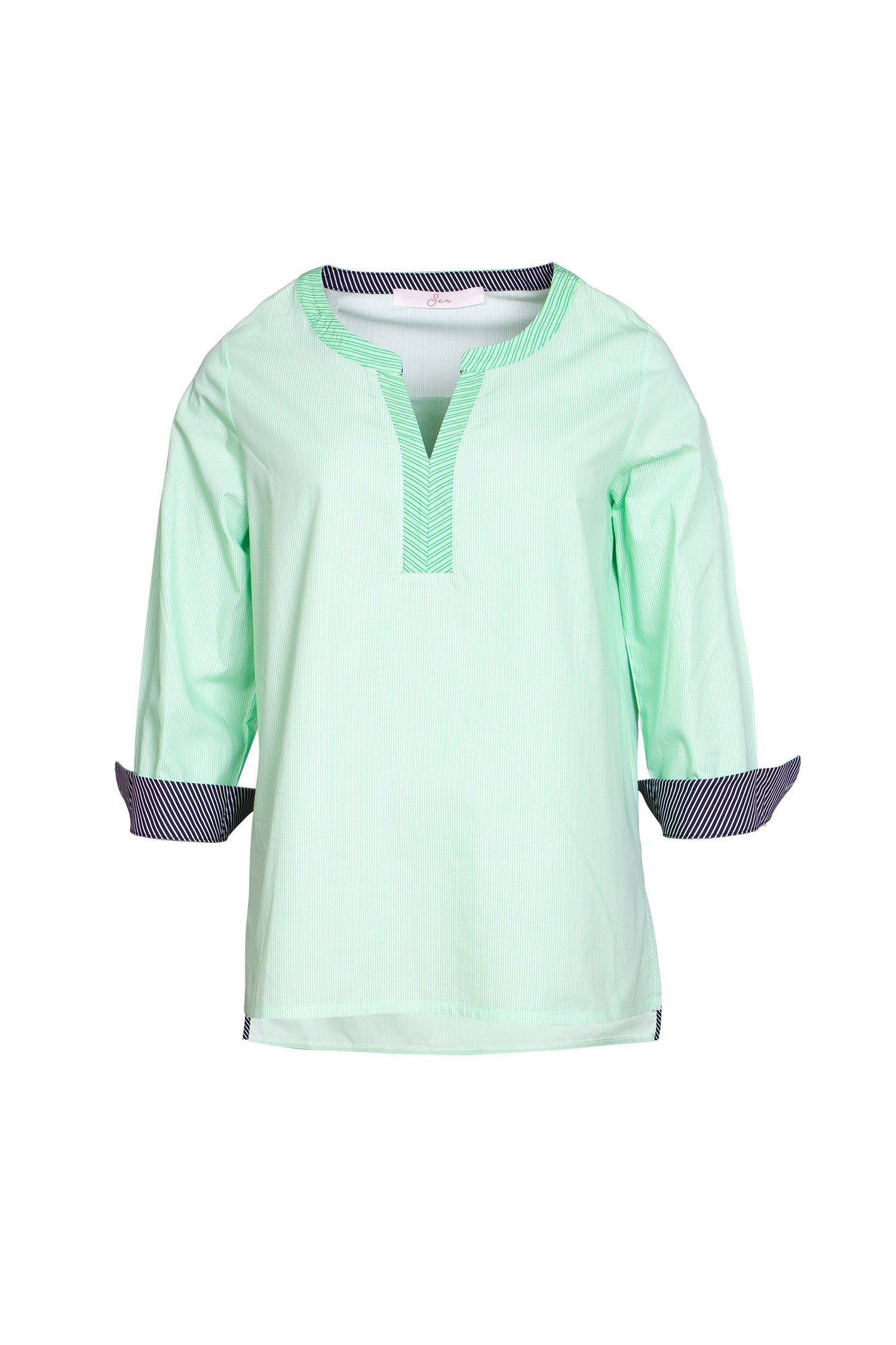 Druckbluse Bluse, Classic Stripes W4240114 auch in großen Größen