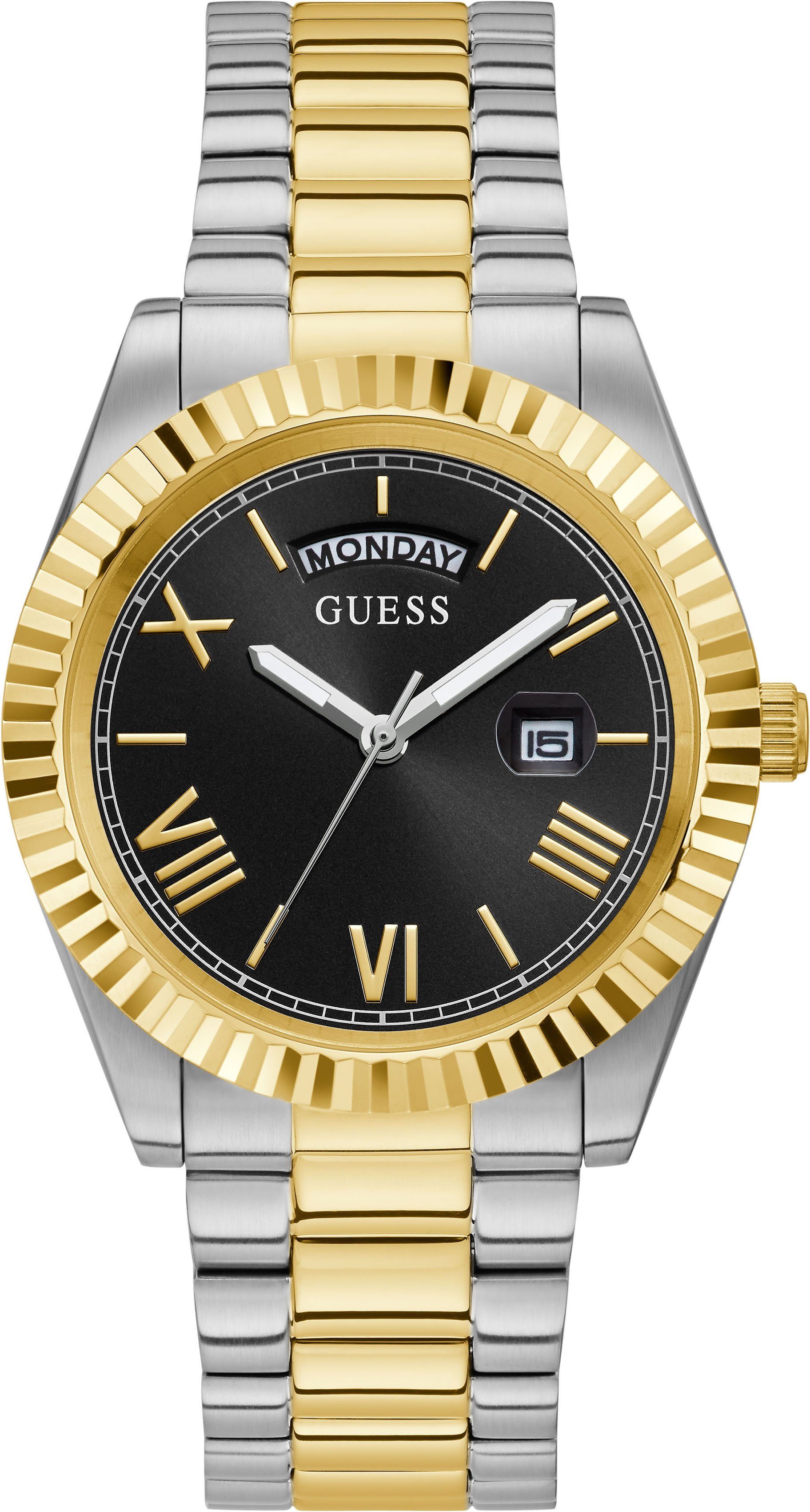 Guess Quarzuhr CONNOISSEUR GW0265G5, Armbanduhr, Herrenuhr, Datum, Wochenta günstig online kaufen