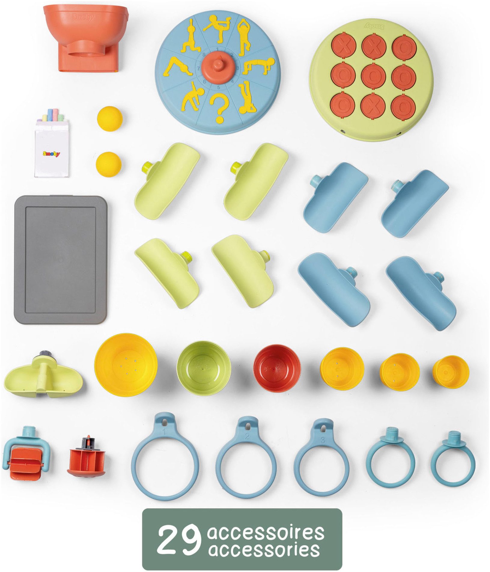 Smoby Spielcenter Smoby Life, Activity Wall 6-in-1, Made in Europe