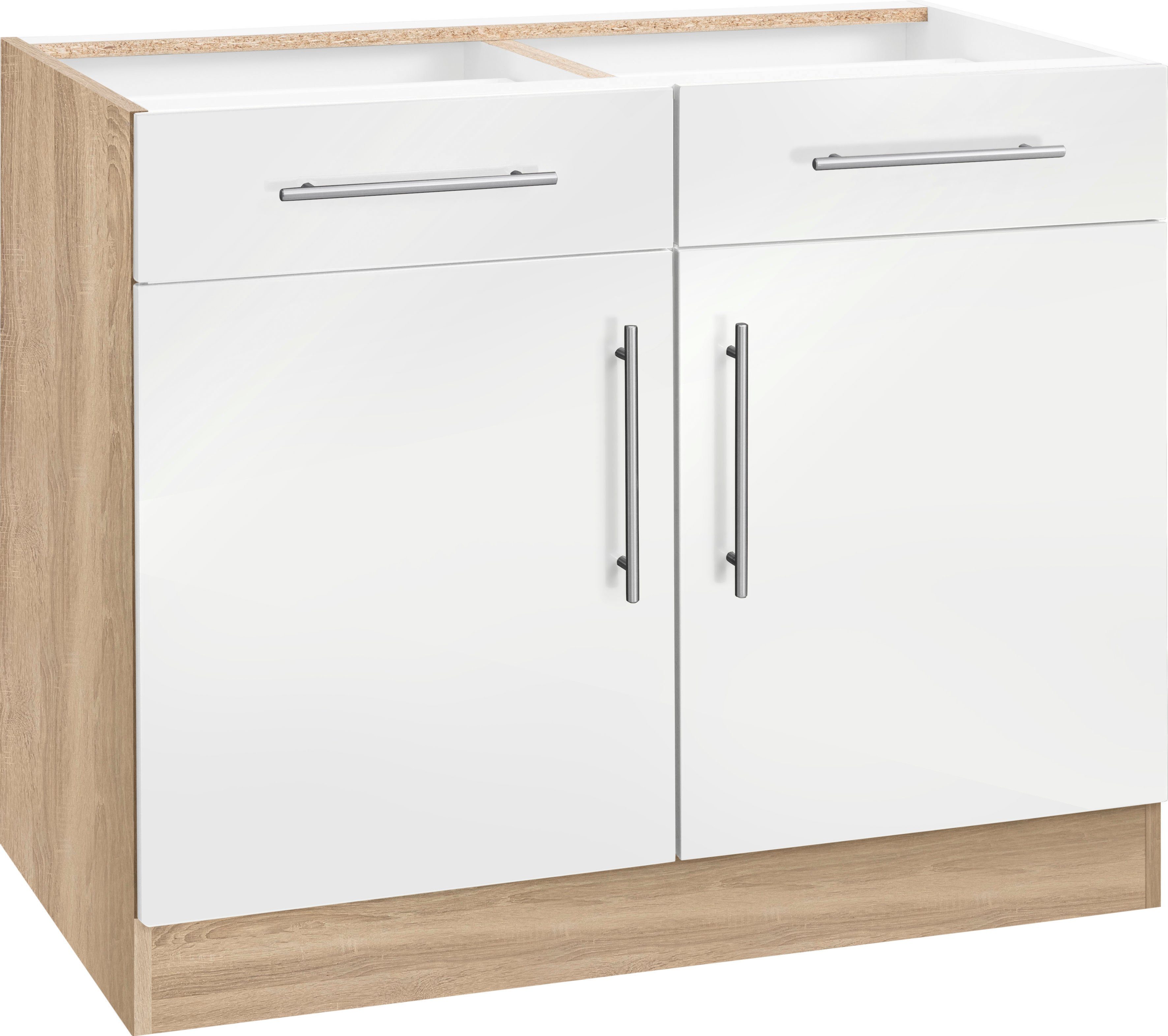 wiho Küchen Unterschrank Cali 100 cm breit, ohne Arbeitsplatte