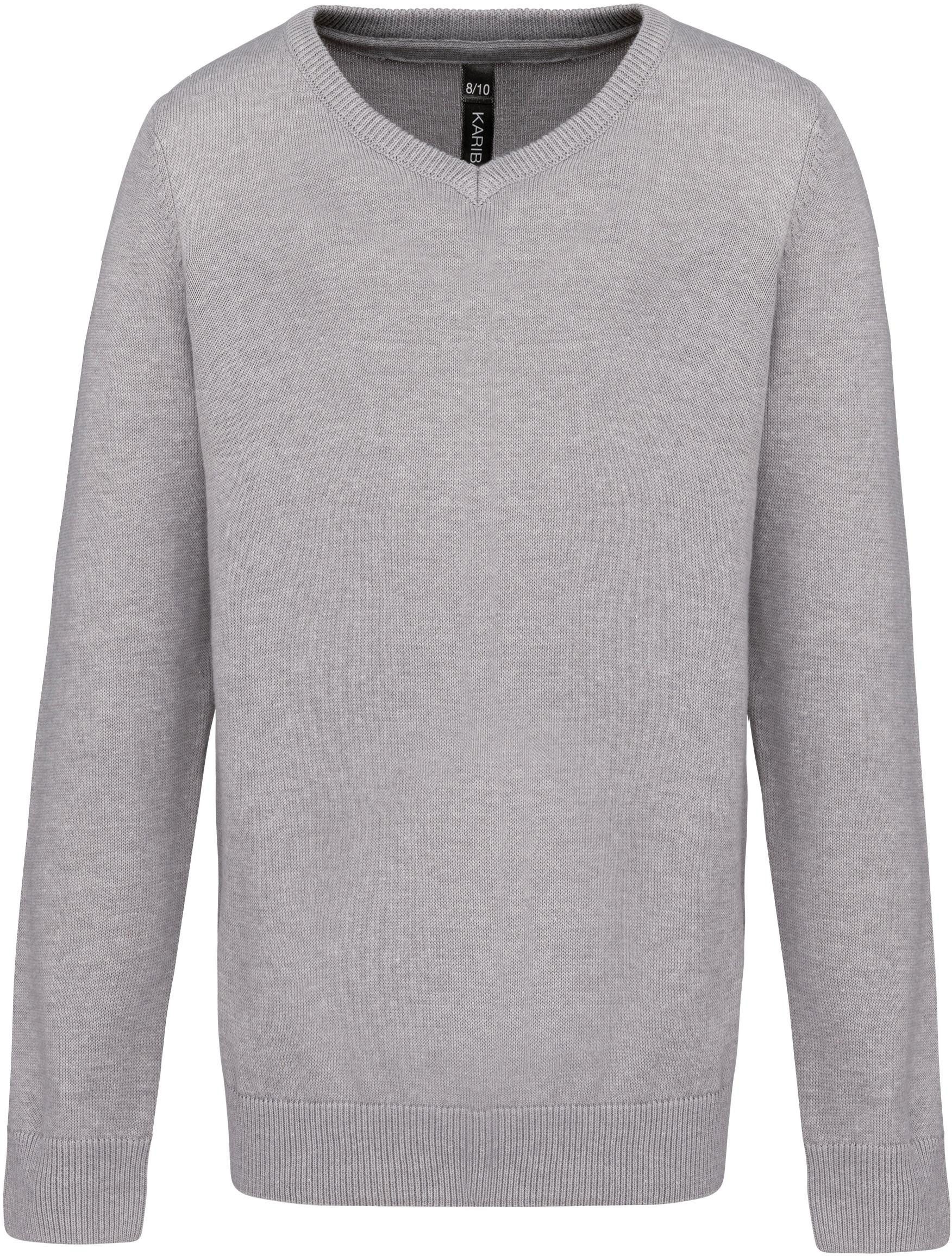 Sweatshirt Kinder-Pullover mit V-Ausschnitt