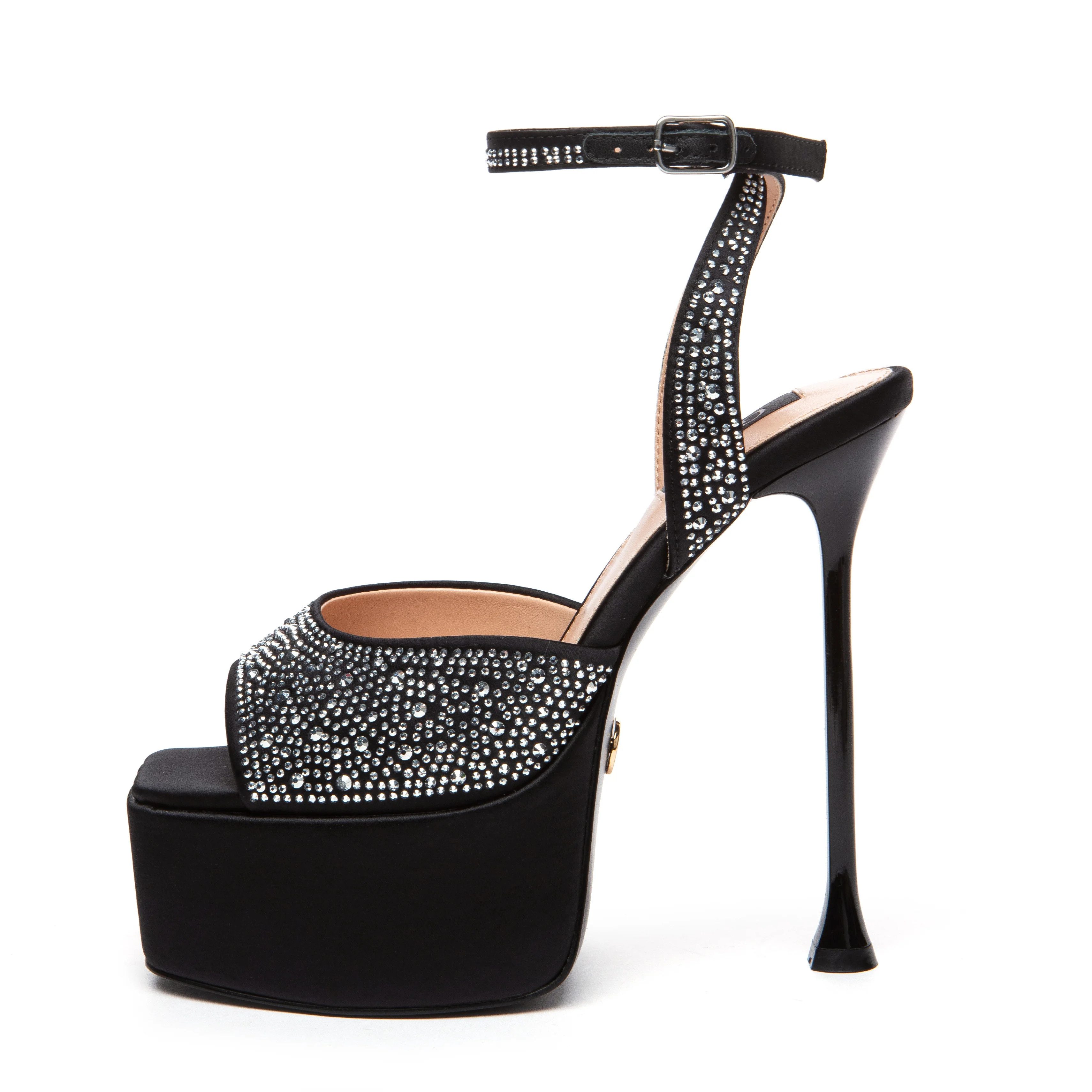 Giaro GALA High-Heel-Sandalette 15 cm Absatzhöhe, 5 cm Plateau, Strass günstig online kaufen