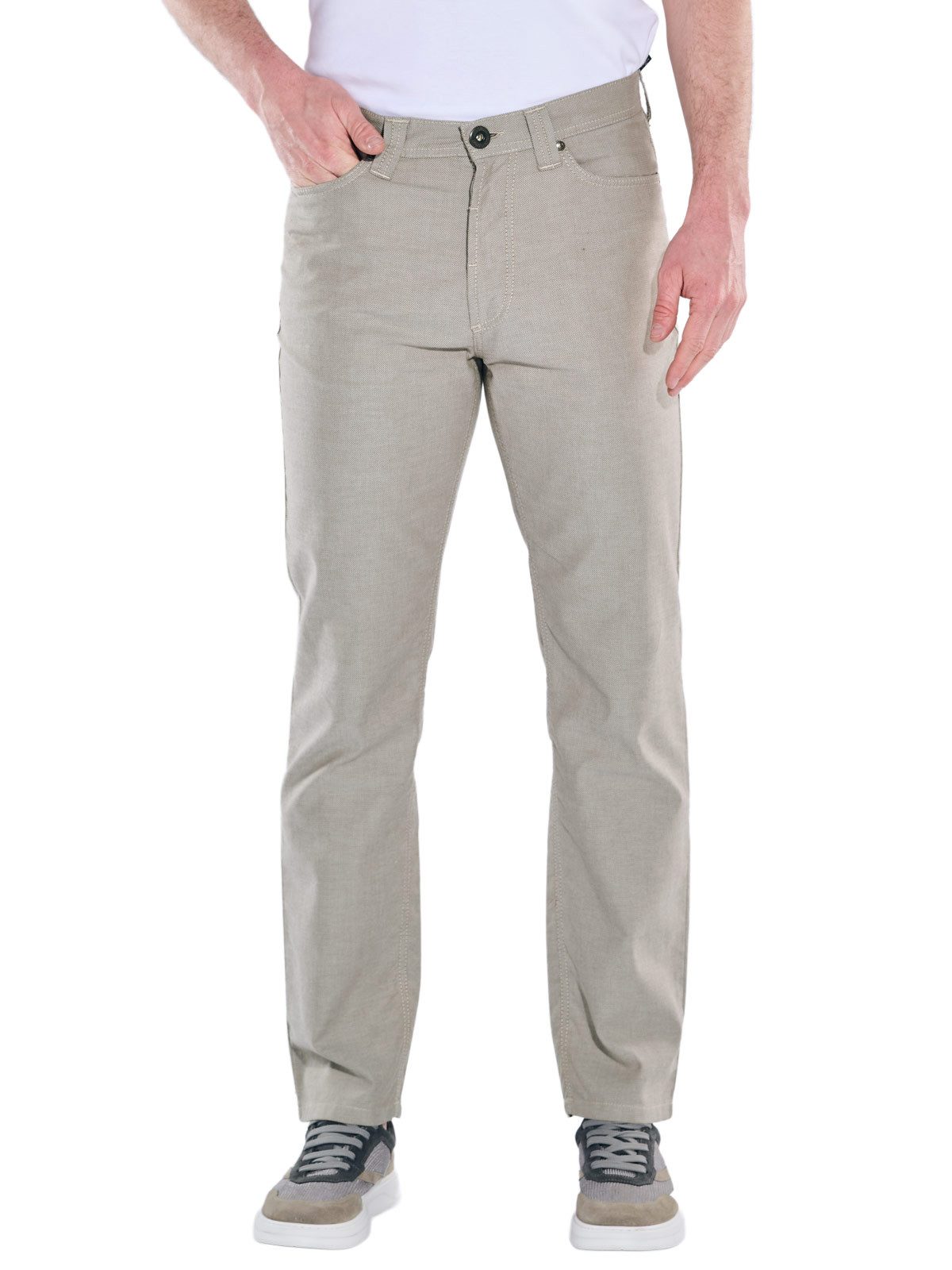 Engbers 5-Pocket-Hose Herren Hose regular, Sand