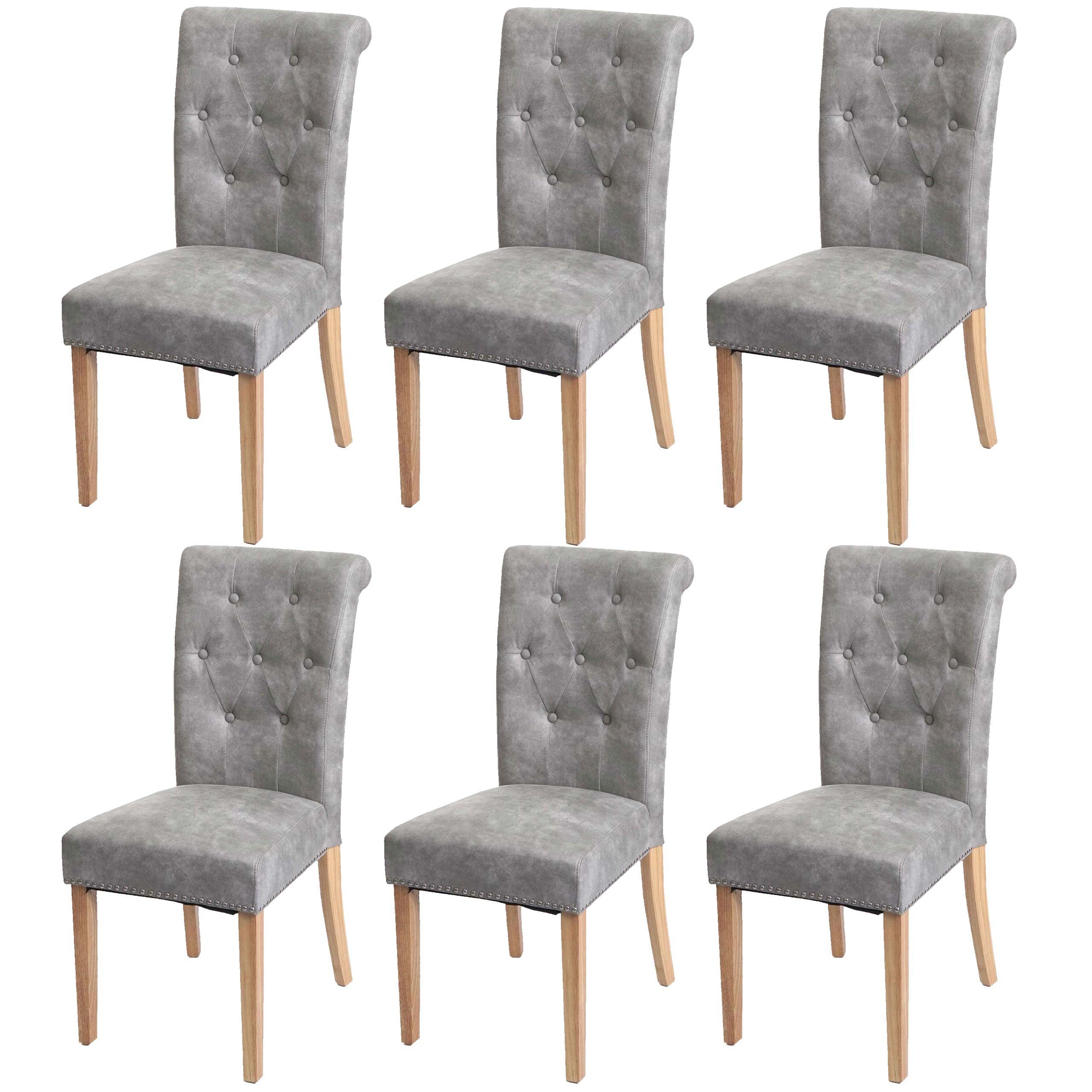 MCW Esszimmerstuhl Edinburgh II-6 (Set, 6 St), 6er-Set, Abgerundete Ecken und Kanten, Bequemer Sitzkomfort