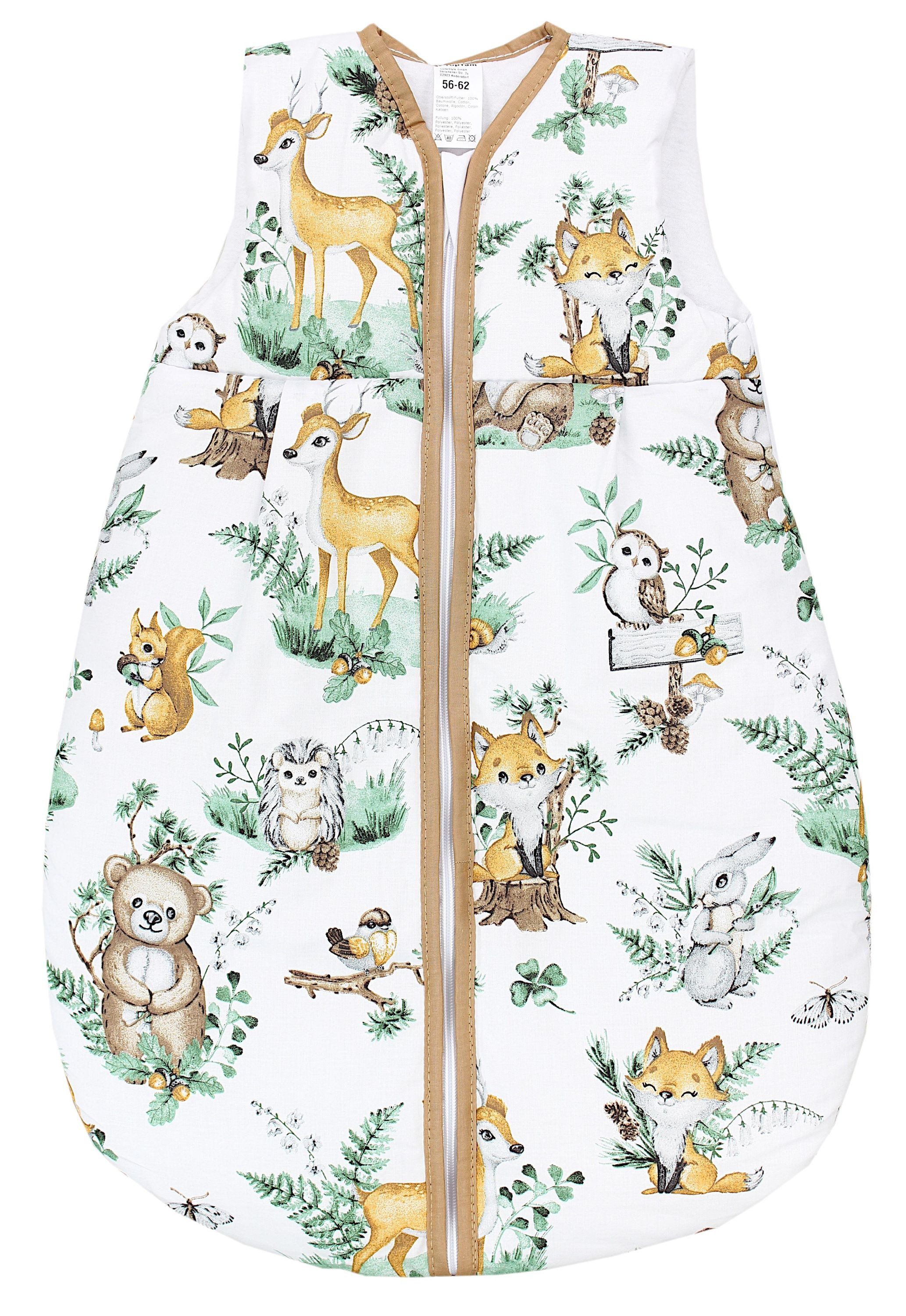 Babyschlafsack 2.5 TOG ärmellos wattiert unisex