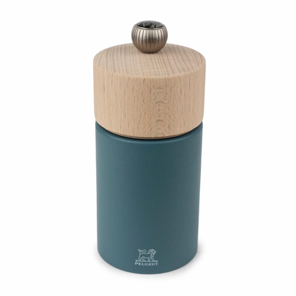 PEUGEOT Pfeffermühle BOREAL 12cm Zirkonia-Mahlwerk Buchenholz Rauchblau Manuell