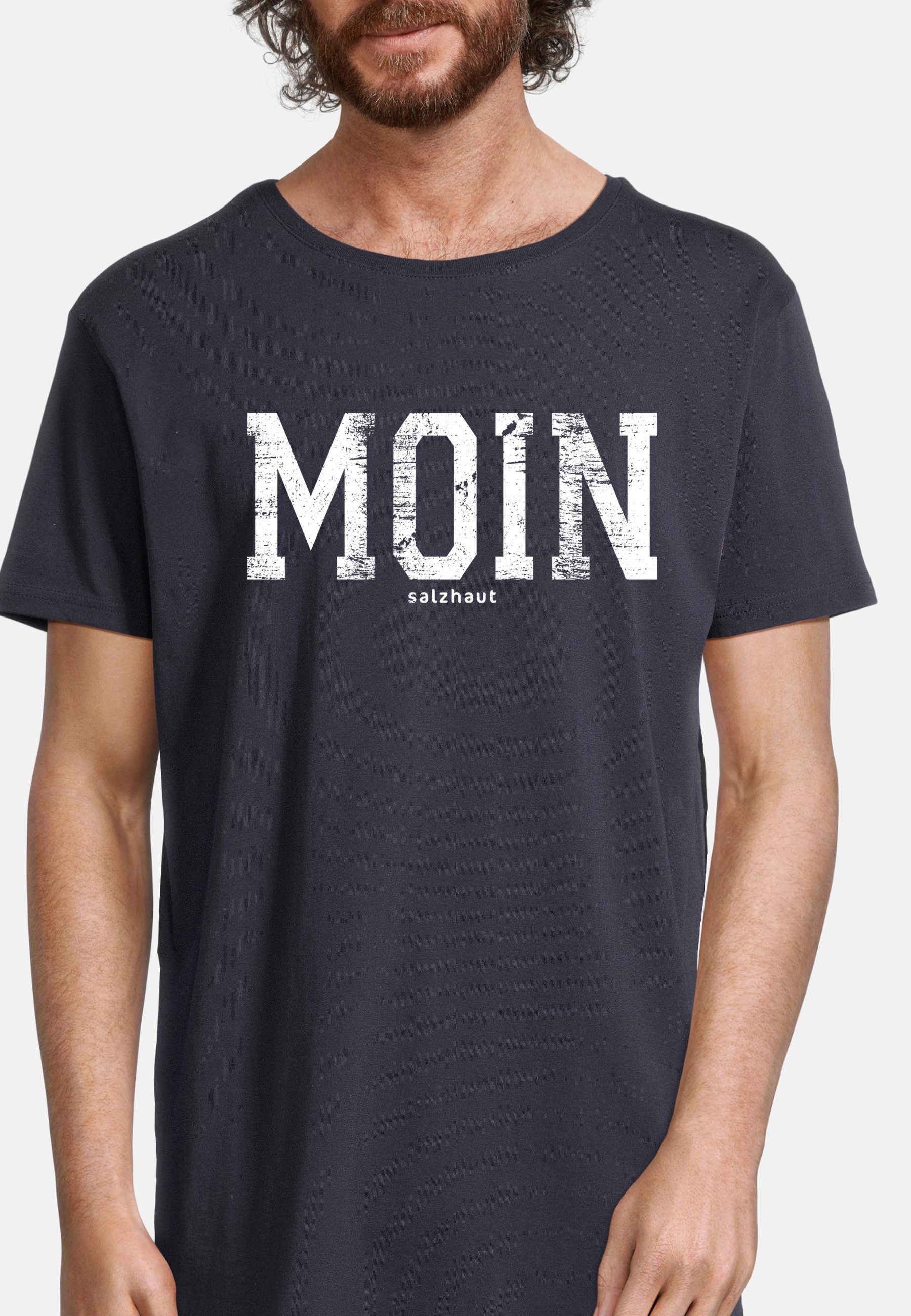 salzhaut T-Shirt DIEK - MOIN PRINT Herren normale Passform salzhaut T-Shirt – bequeme Qualität und nordisch klares Design für ein