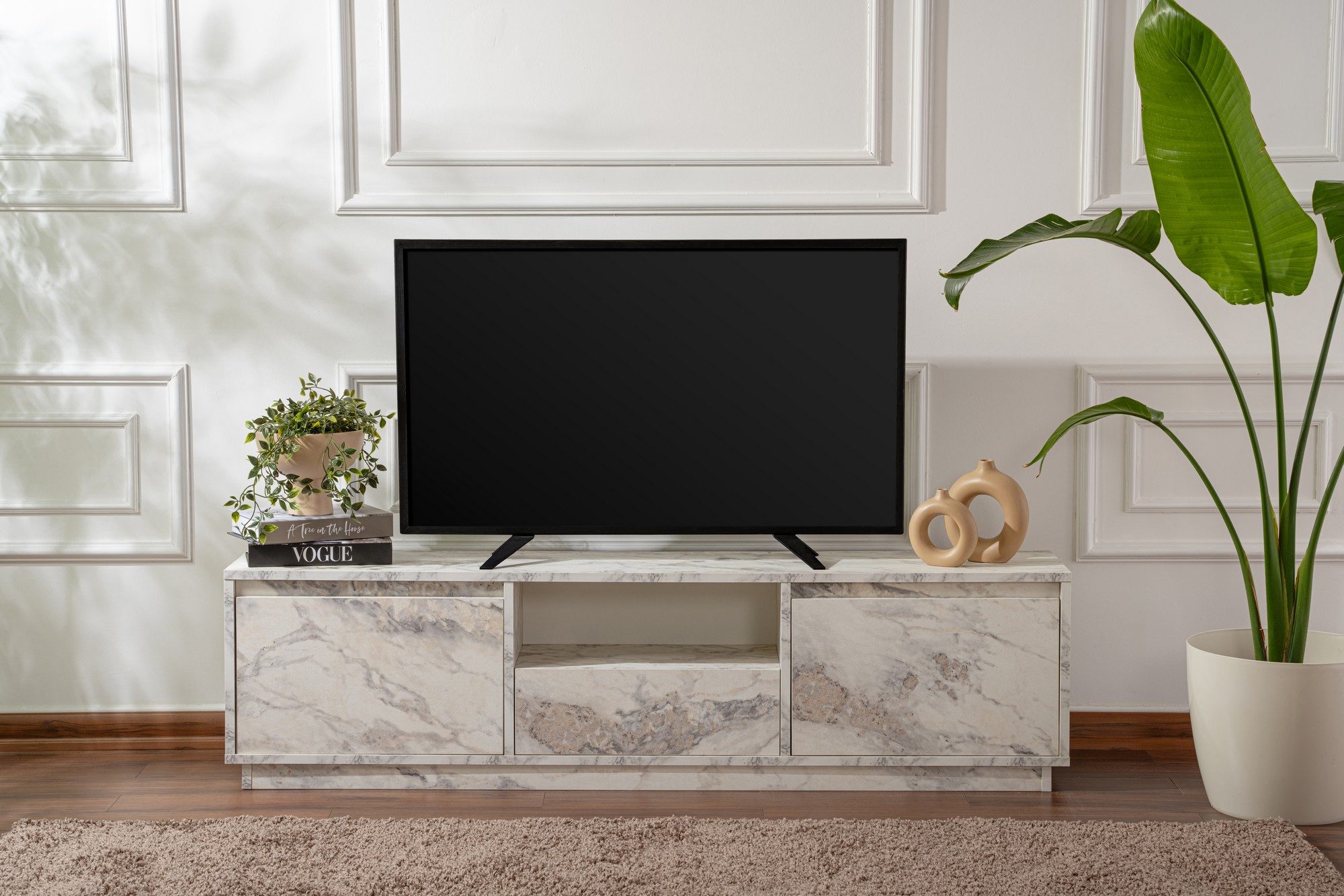 Skye Decor TV-Board Vanguard (Packung, 1 St), Breite 160 cm, griffloses Design mit Stauraum