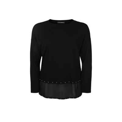 Doris Streich Rundhalsshirt schwarz regular (1-tlg)