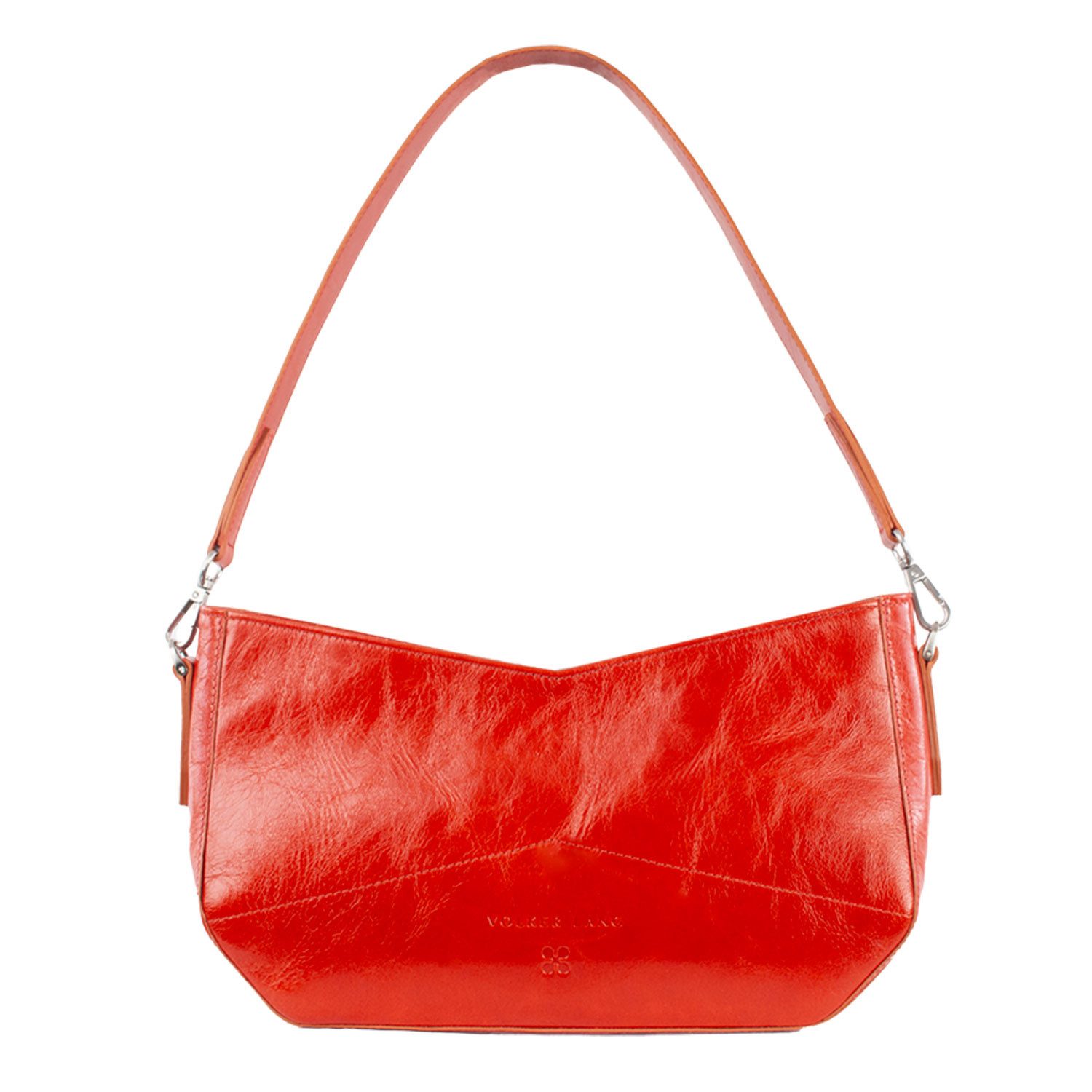 VOLKER LANG Handtasche CATE - Medium Schultertasche aus hochwertigem Leder