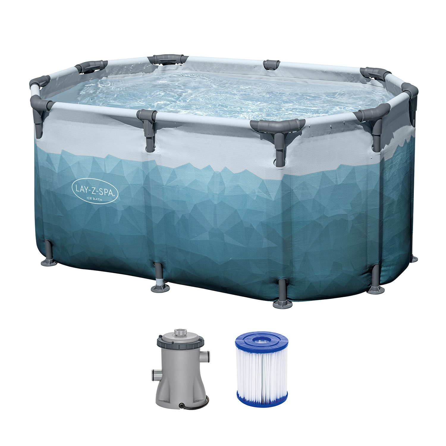 Framepool Bestway 6002N LAY-Z-SPA Glacial Dip Eisbad