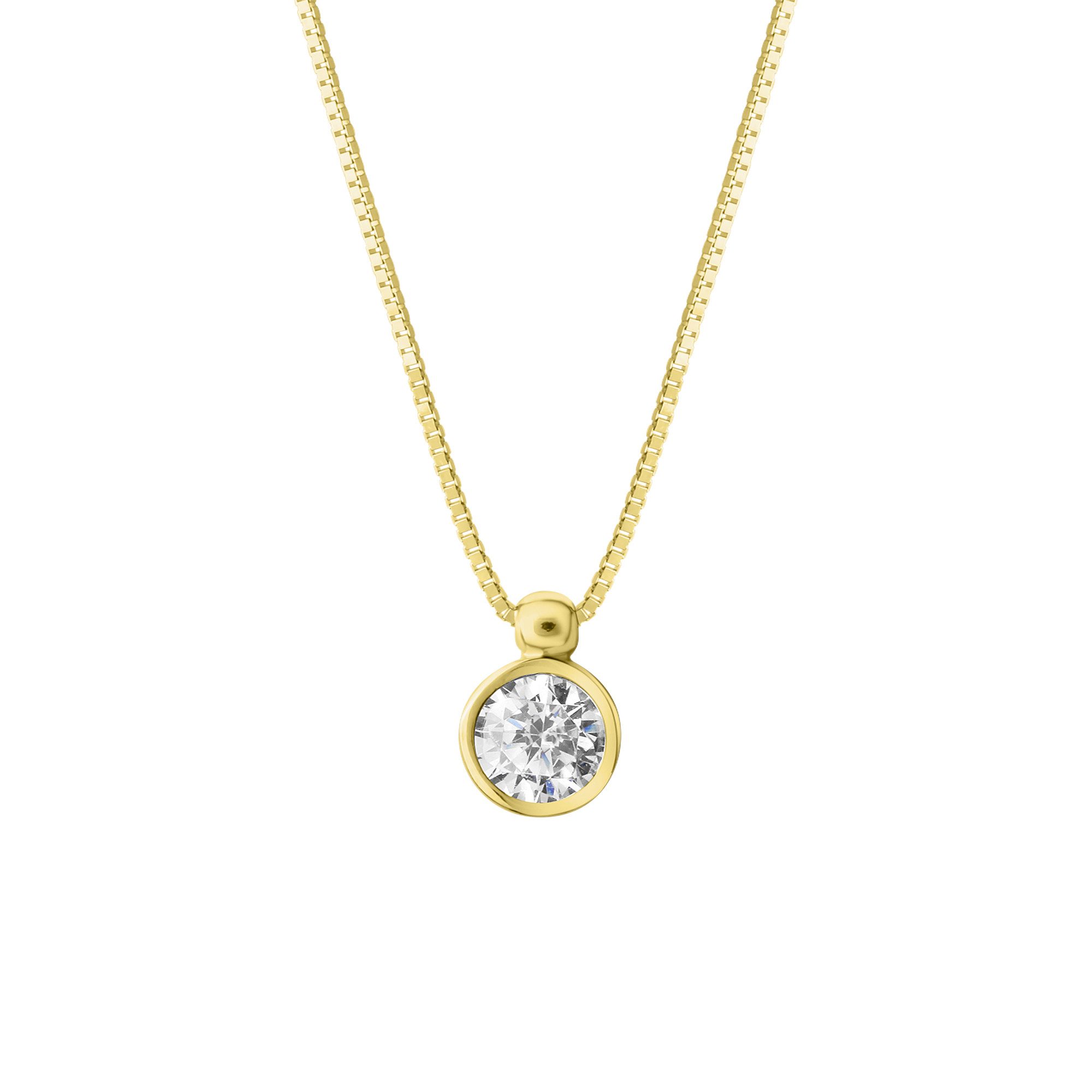 Vivance Kette mit Anhänger 375/- Gelbgold günstig online kaufen