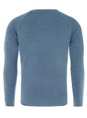 Key Largo Langarmshirt mit dezenter Musterung