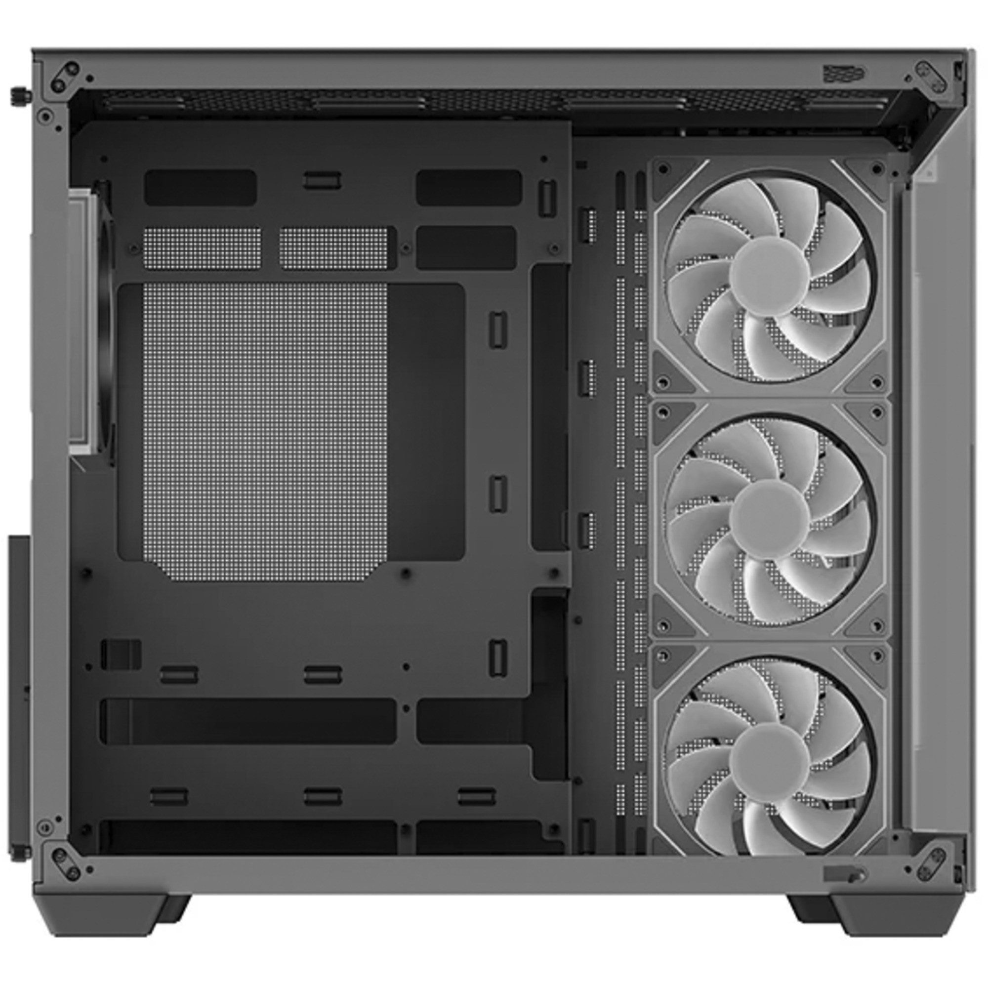 DeepCool PC-Gehäuse DeepCool CG530 4F, Tower-Gehäuse, (Tempered Glass