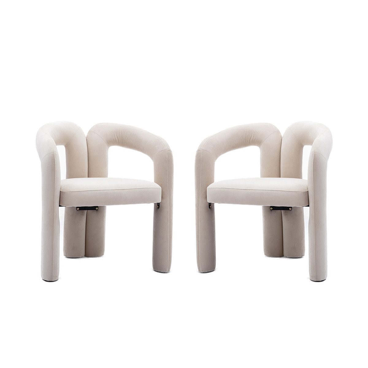 XDeer Stuhl 2-Stück Esszimmerstuhl Eimer Seitenstühle Küchenstühle, Freizeitstühle für Esszimmer Wohnzimmer