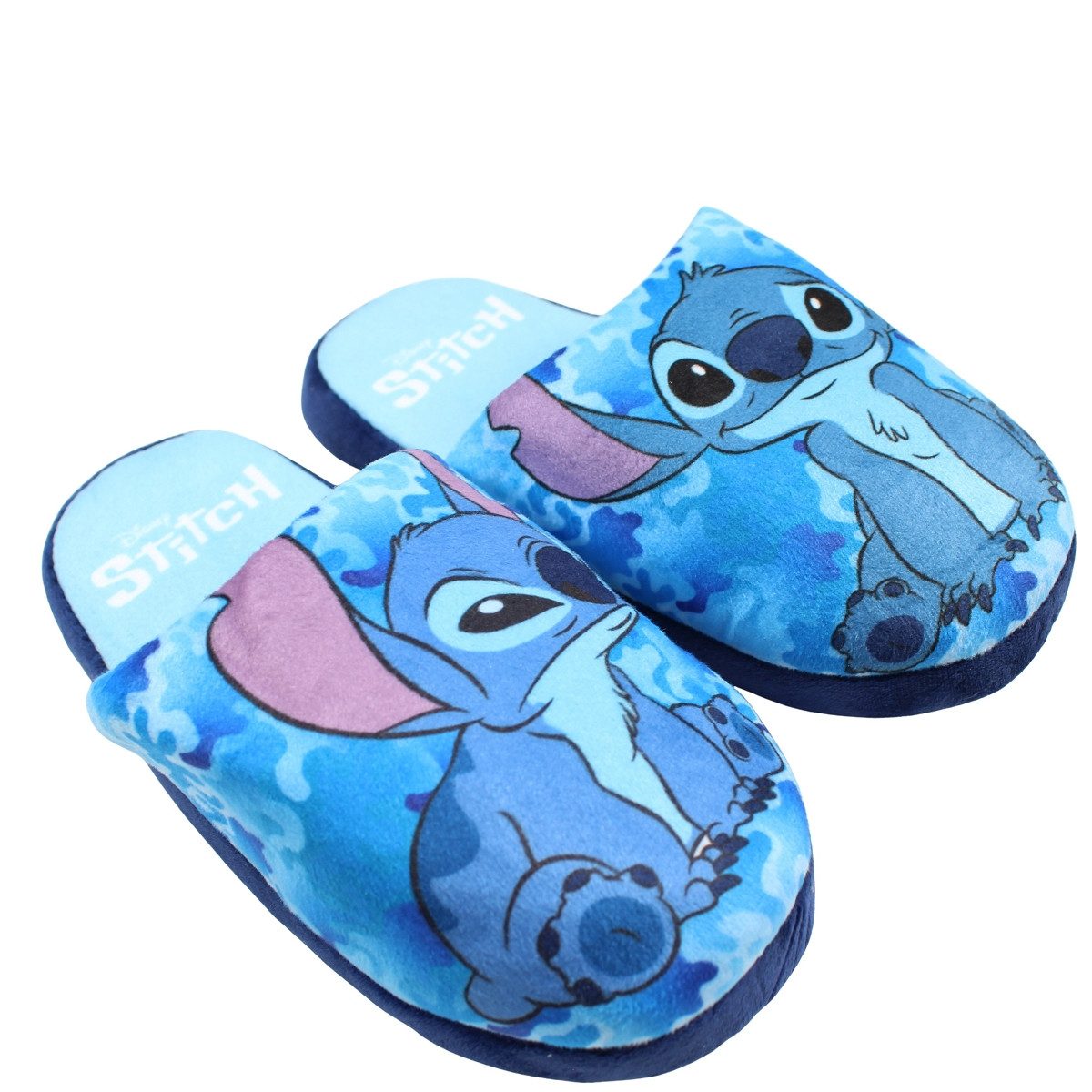 Disney Disney Stitch Kinder Jungen Hausschuhe Slipper Pantoffeln Pantoffel Gr. 28 bis 34