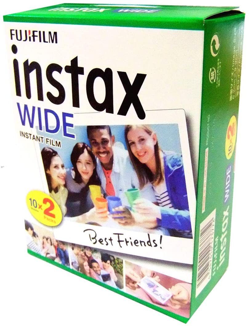 FUJIFILM Sofortbildfilm 1x Fuji Instax Wide Film Doppelpack
