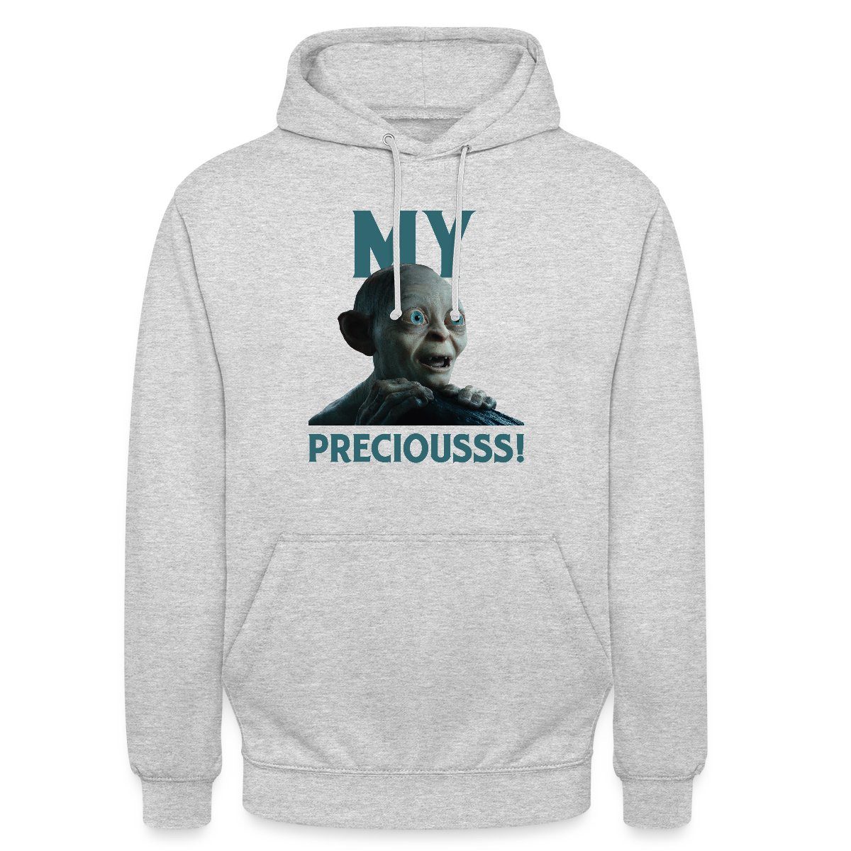 Spreadshirt Hoodie Der Hobbit Witziges Gollum-Design Mein Schatz Unisex Hoodie (1-tlg)