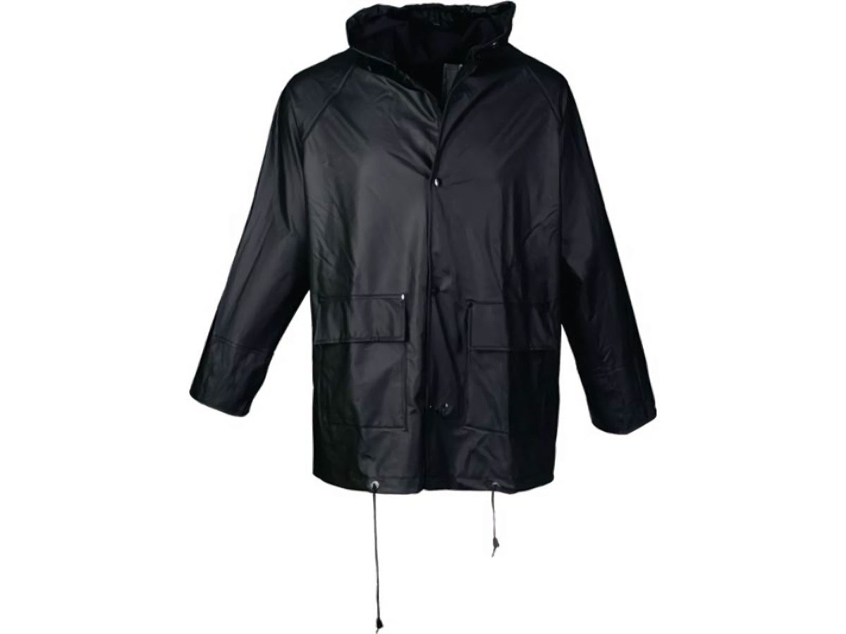 ASATEX Schutzjacke ASATEX PJC/S/10 PU Regenschutzjacke Größe S schwarz