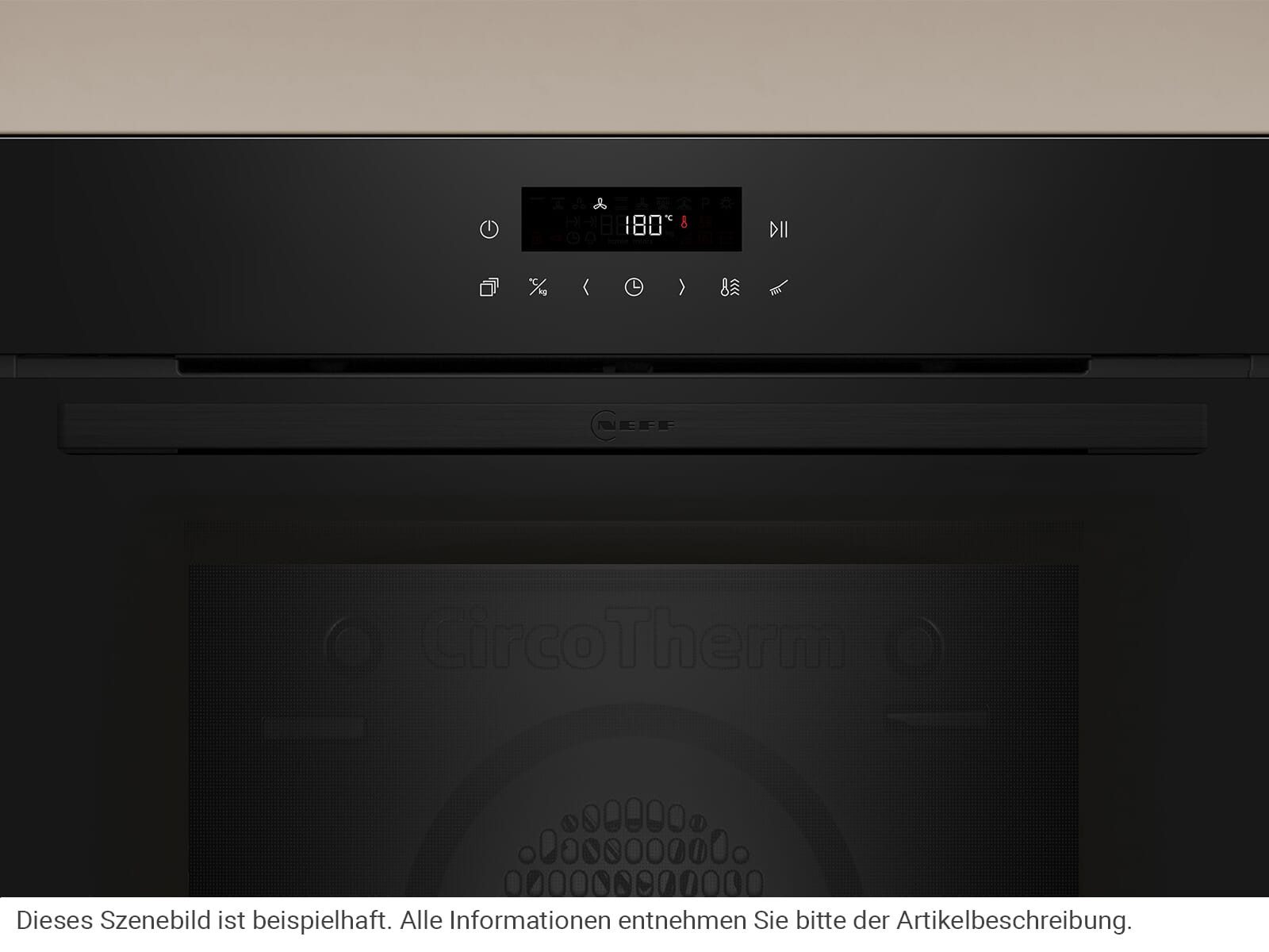 NEFF Einbaubackofen, mit Teleskopauszug nachrüstbar, Pyrolyse-Selbstreinigung