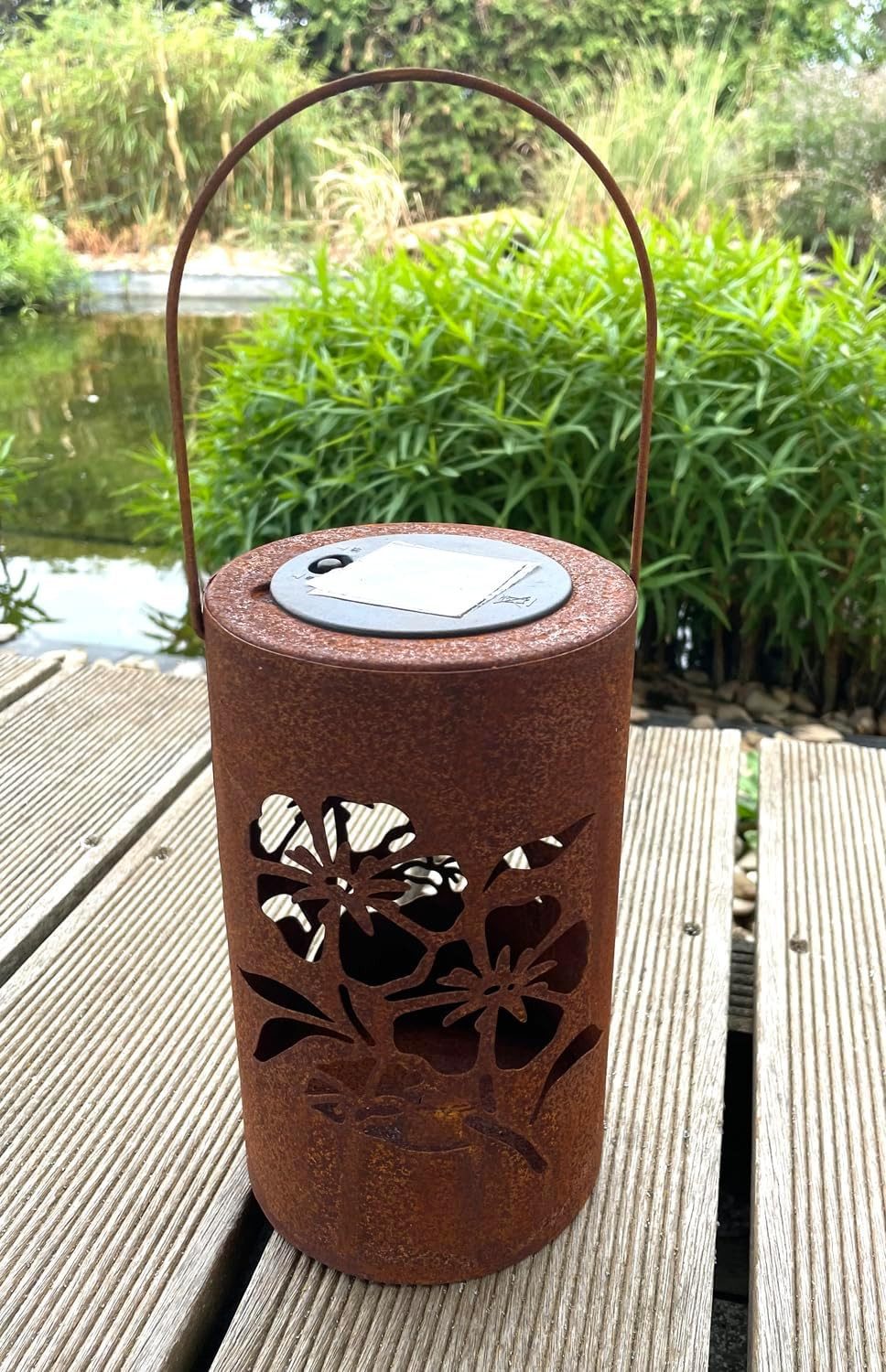 LB H&F Lilienburg Dekofigur Solarlampe Solarlaterne günstig online kaufen