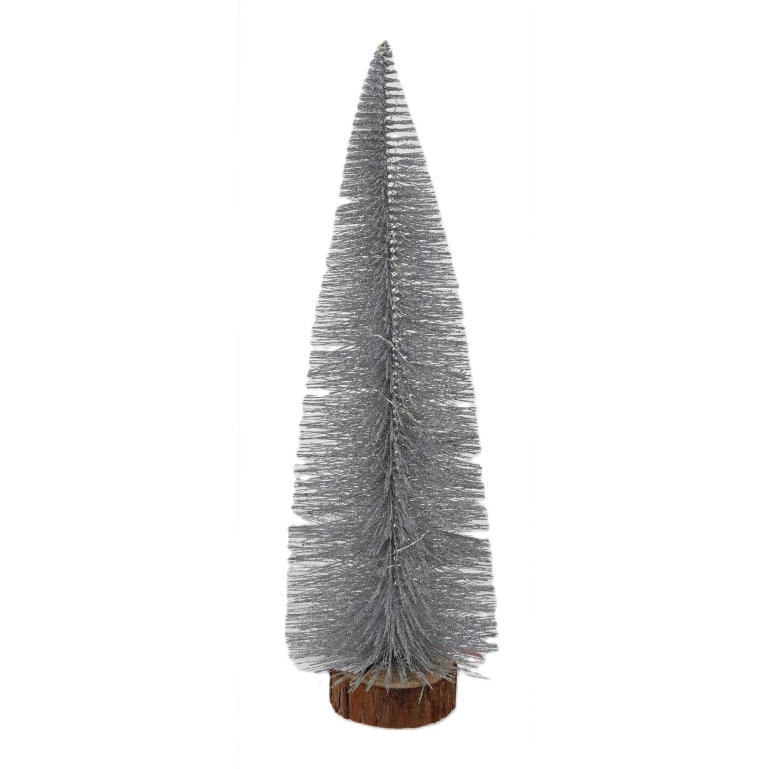 BURI Dekofigur Weihnachten Dekobaum H=50cm 25LED Weihnachtsbaum Advent