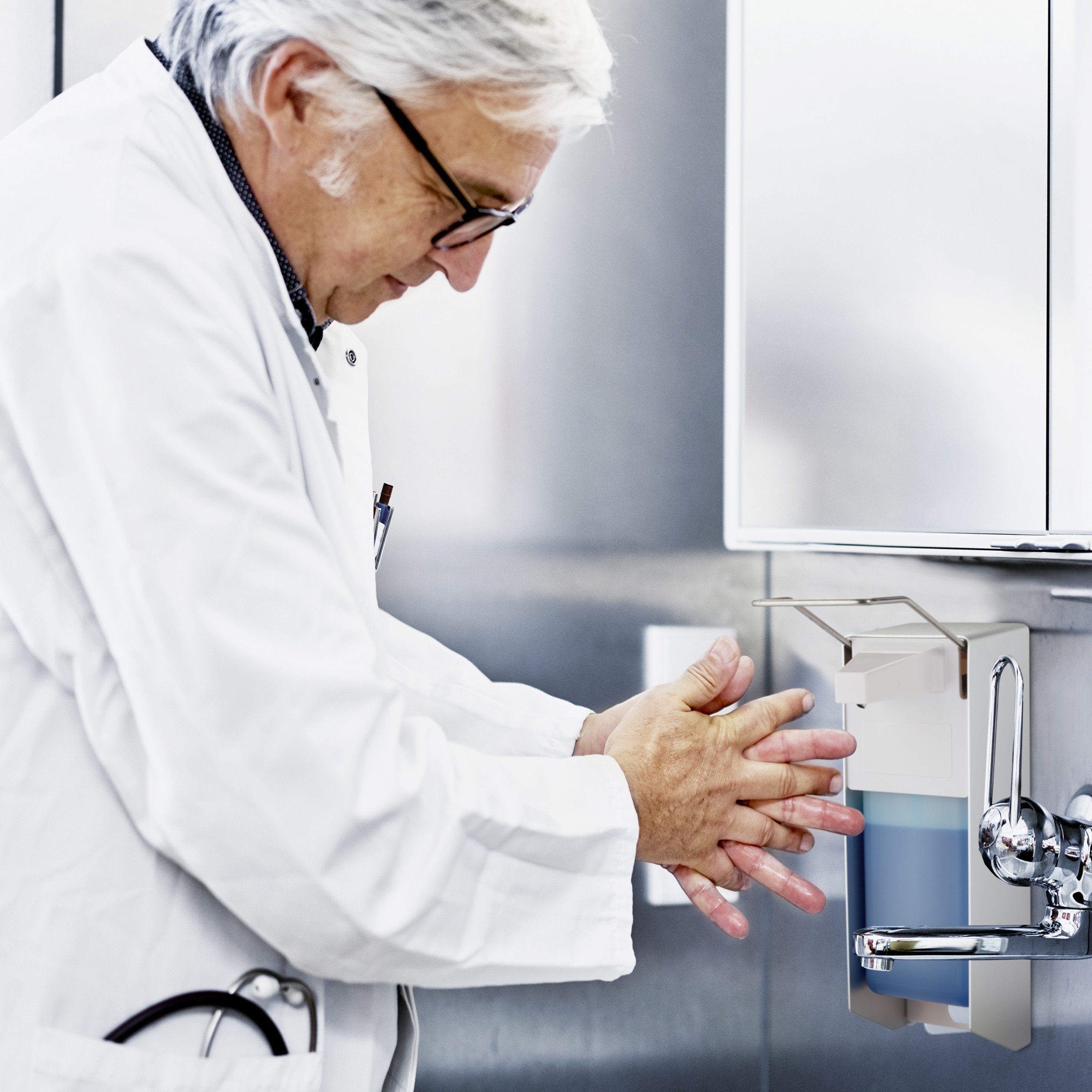 relaxdays Desinfektionsmittelspender 2 x Eurospender 1000 ml