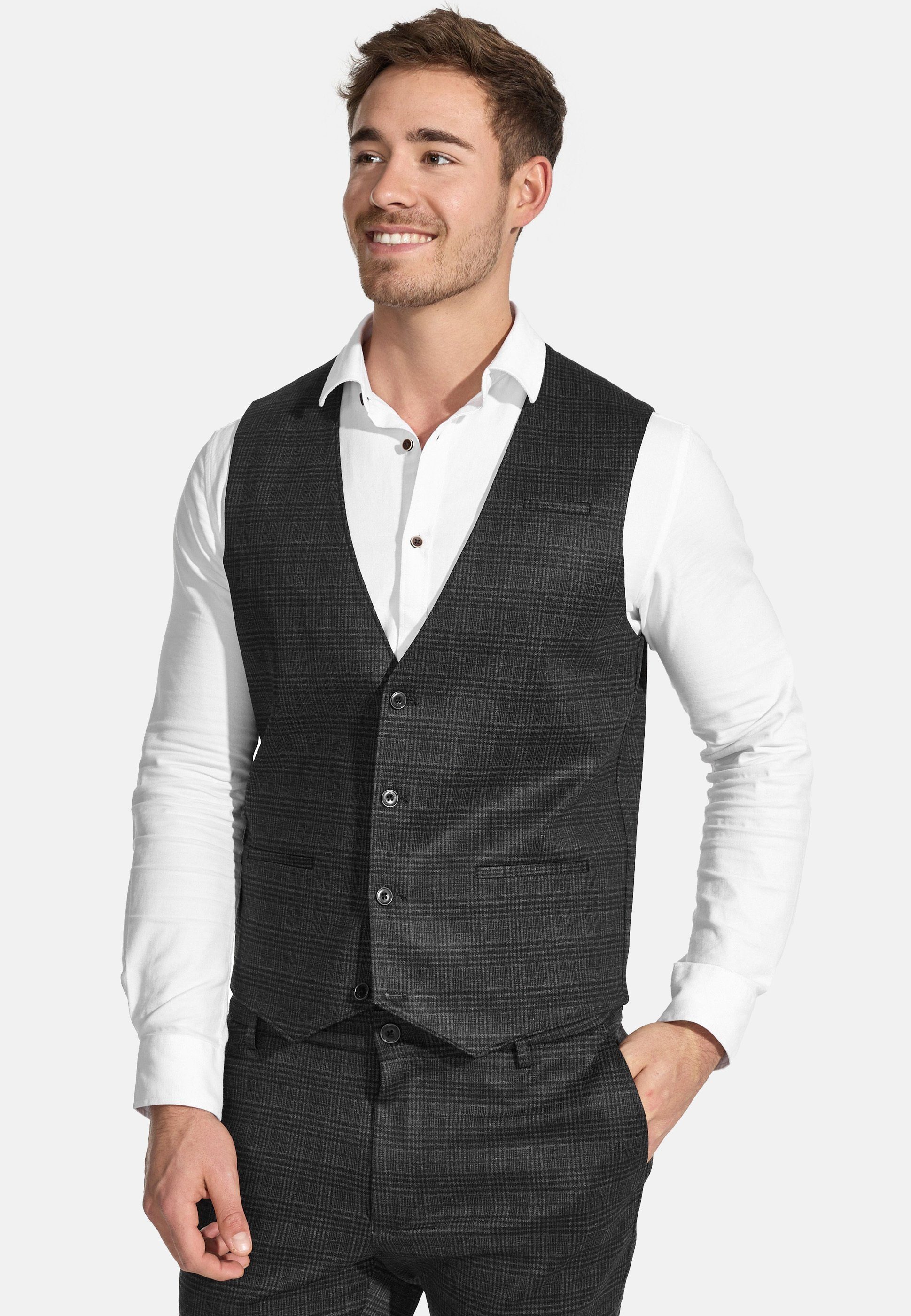 Jeff Anzugweste Herren Coolidge Anzug Weste Herrenweste Zeitloses Design