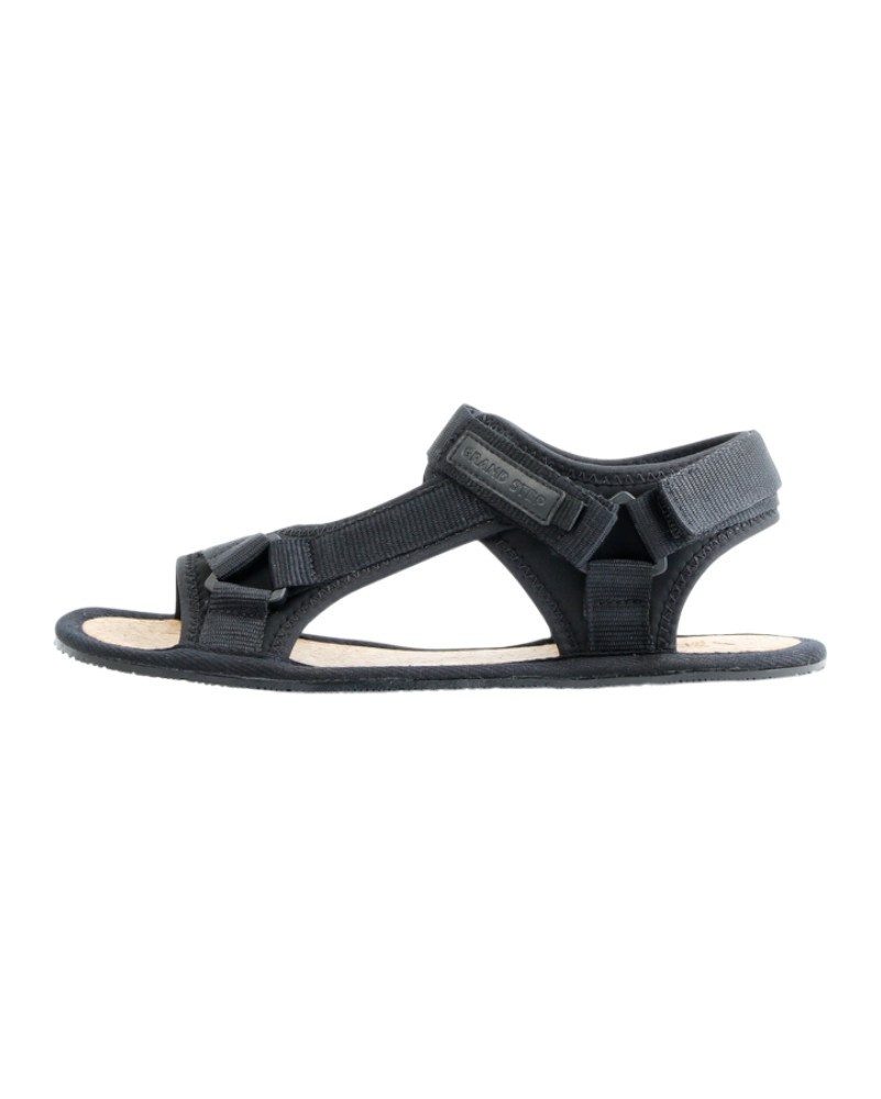 Grand Step Shoes Trekking Barefoot schwarz Damen Sandale
