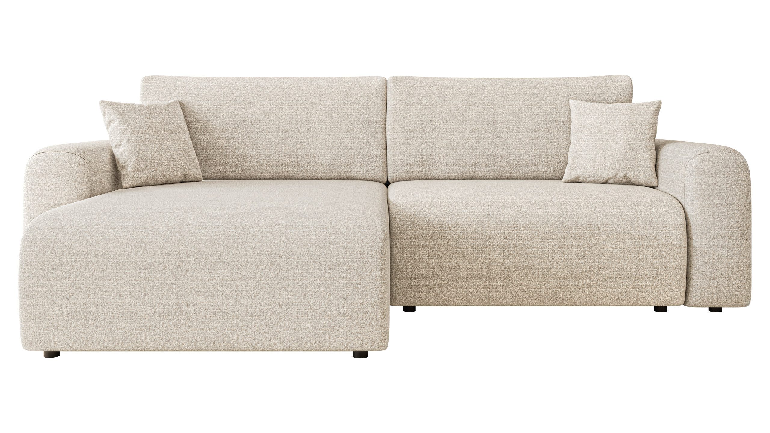 MIRJAN24 Ecksofa Floryn L, mit Schlaffunktion und Bettkasten, L-Form, 245x145x82 cm