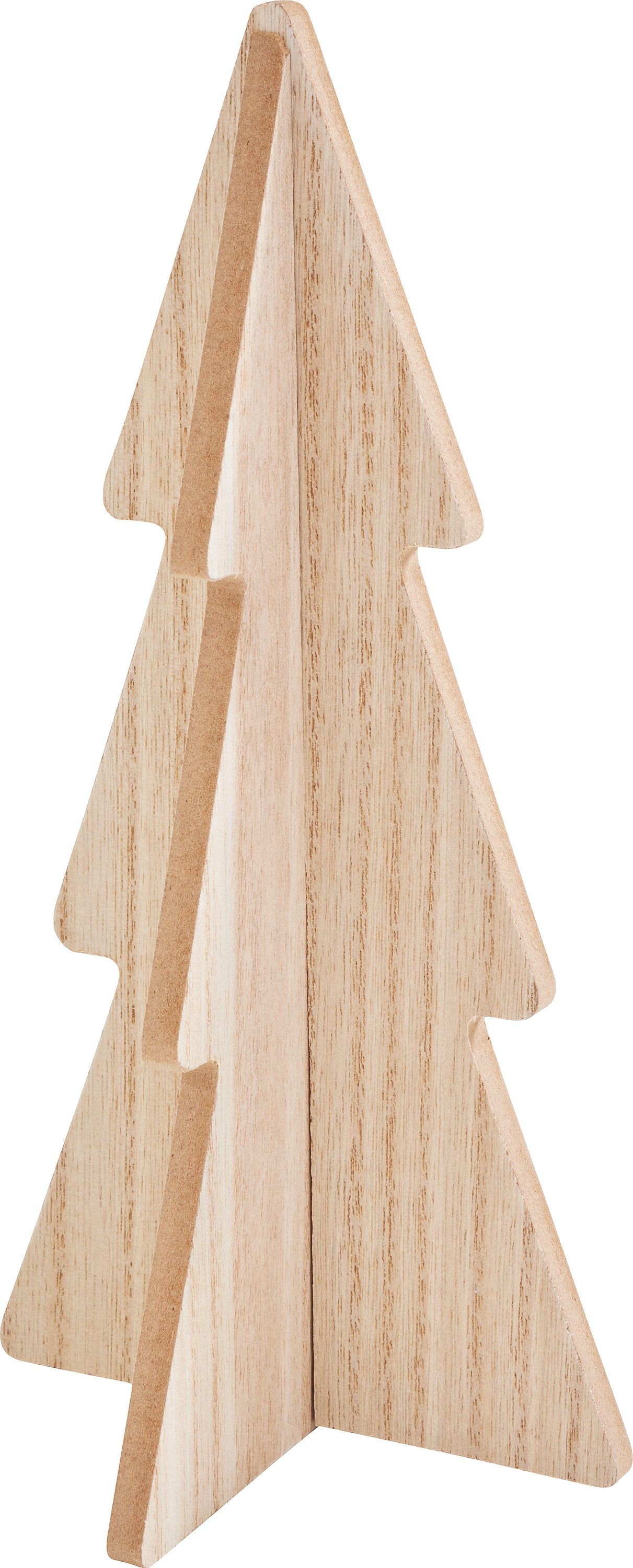 VBS Dekoobjekt Tannensilhouette, 2 Stück Holz