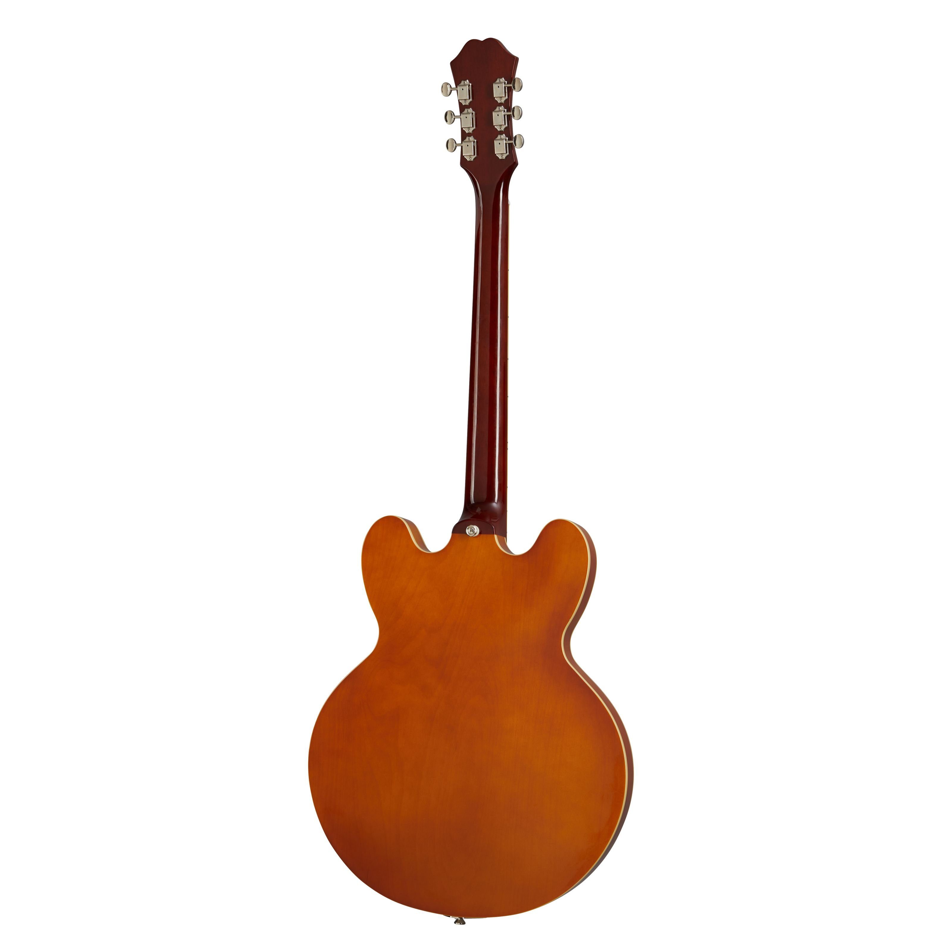 Epiphone Halbakustik-Gitarre, Halb-Akustik Gitarren, Semi Hollow-Modelle, Riviera Royal Tan - Halbakustik Gitarre