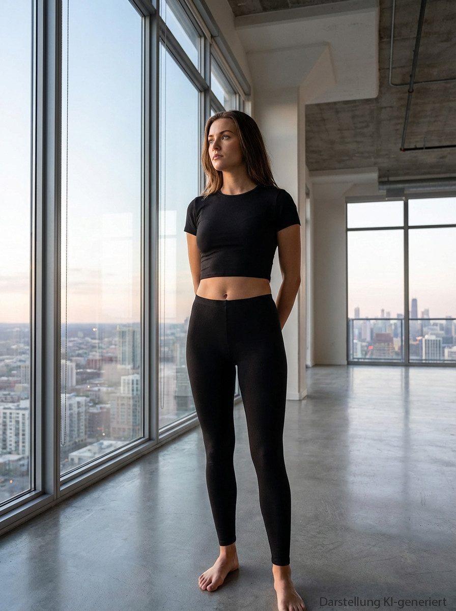 Pompadour Leggings INTIME (1-tlg) Komfortbündchen, sanfter Modal-Mix, beson günstig online kaufen