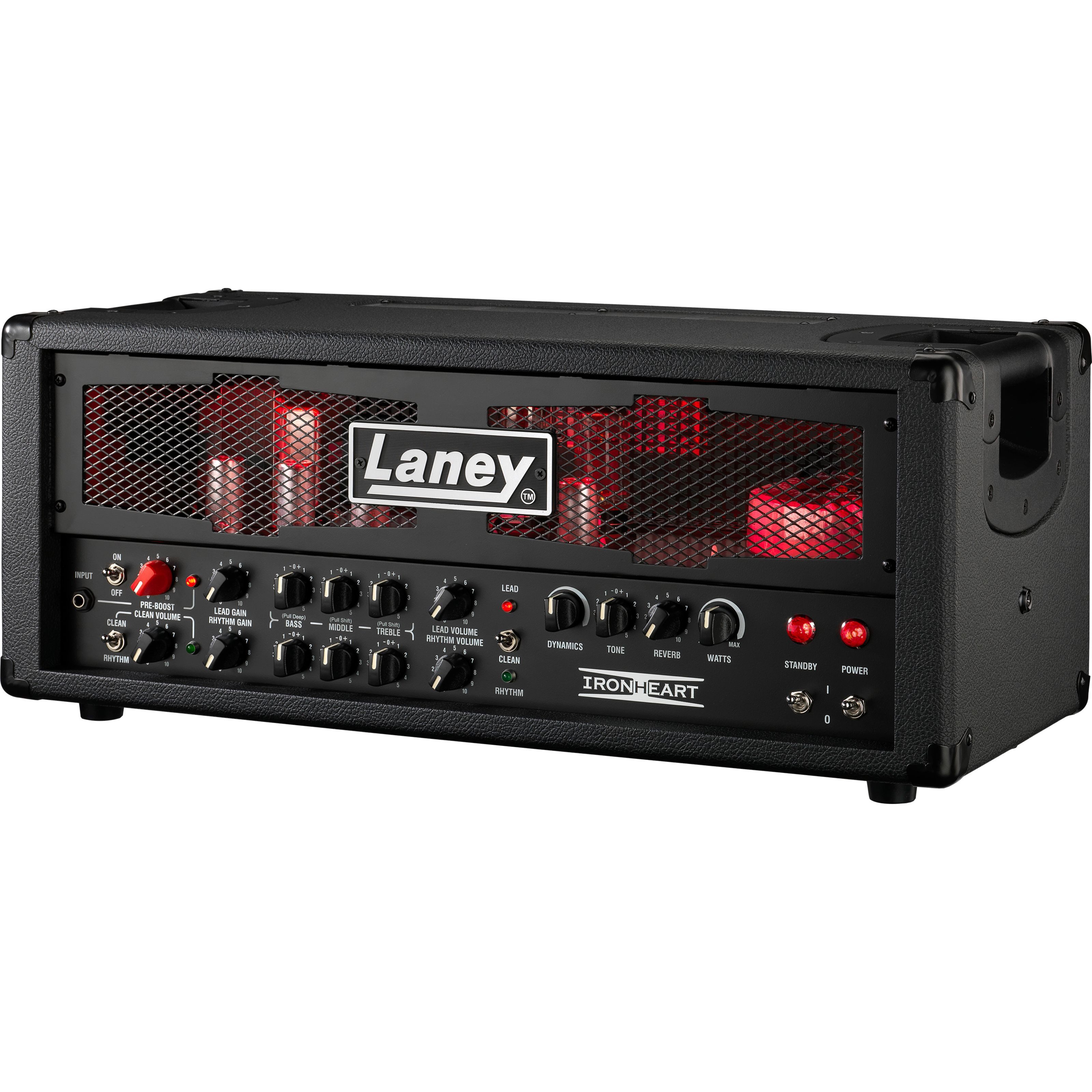 Laney Verstärker (Black Country Customs Ironheart IRT120H Head - Röhren Topteil für)