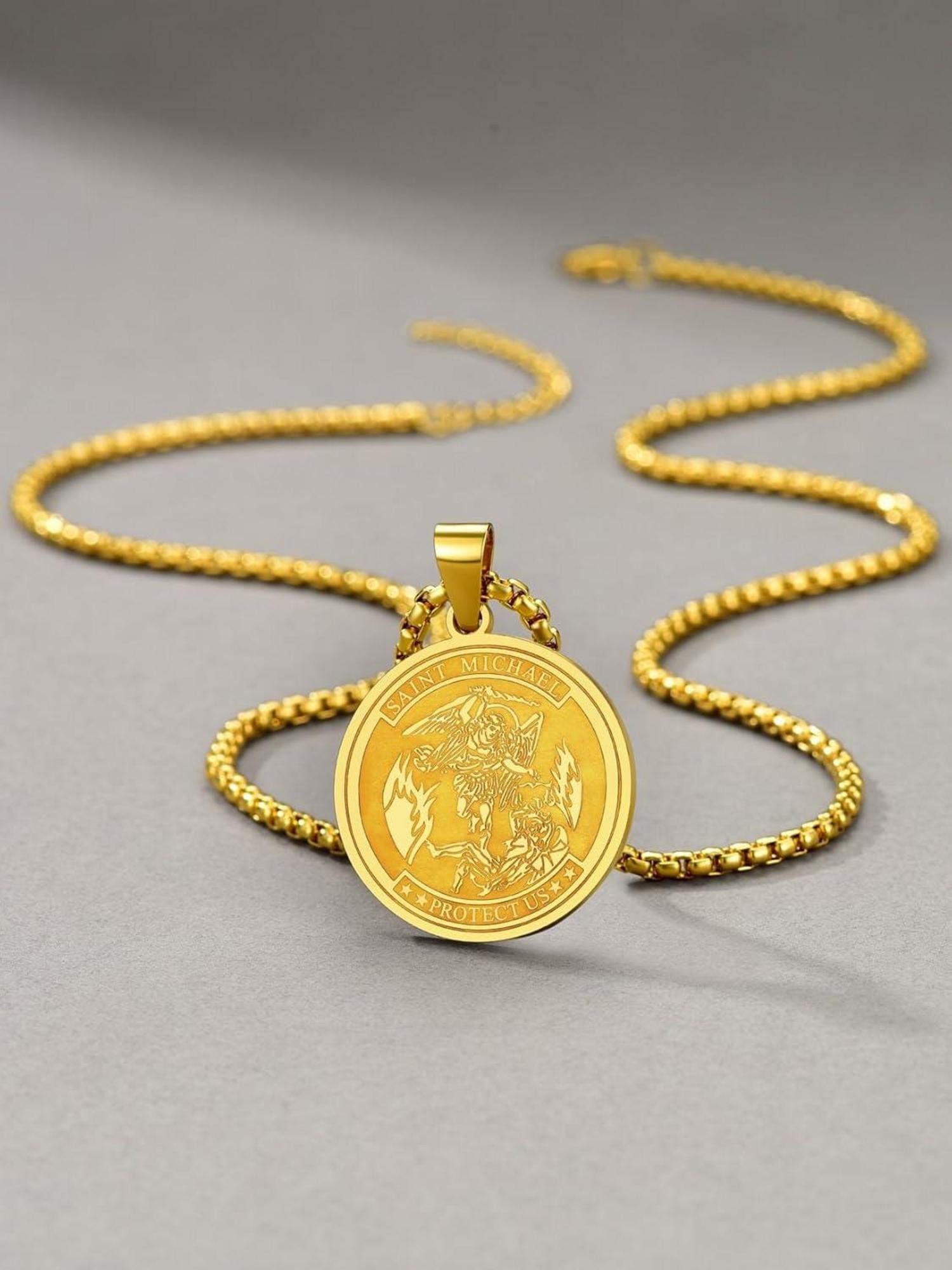 LuxusKollektion Kette und Anhänger Set Schutzpatron günstig online kaufen
