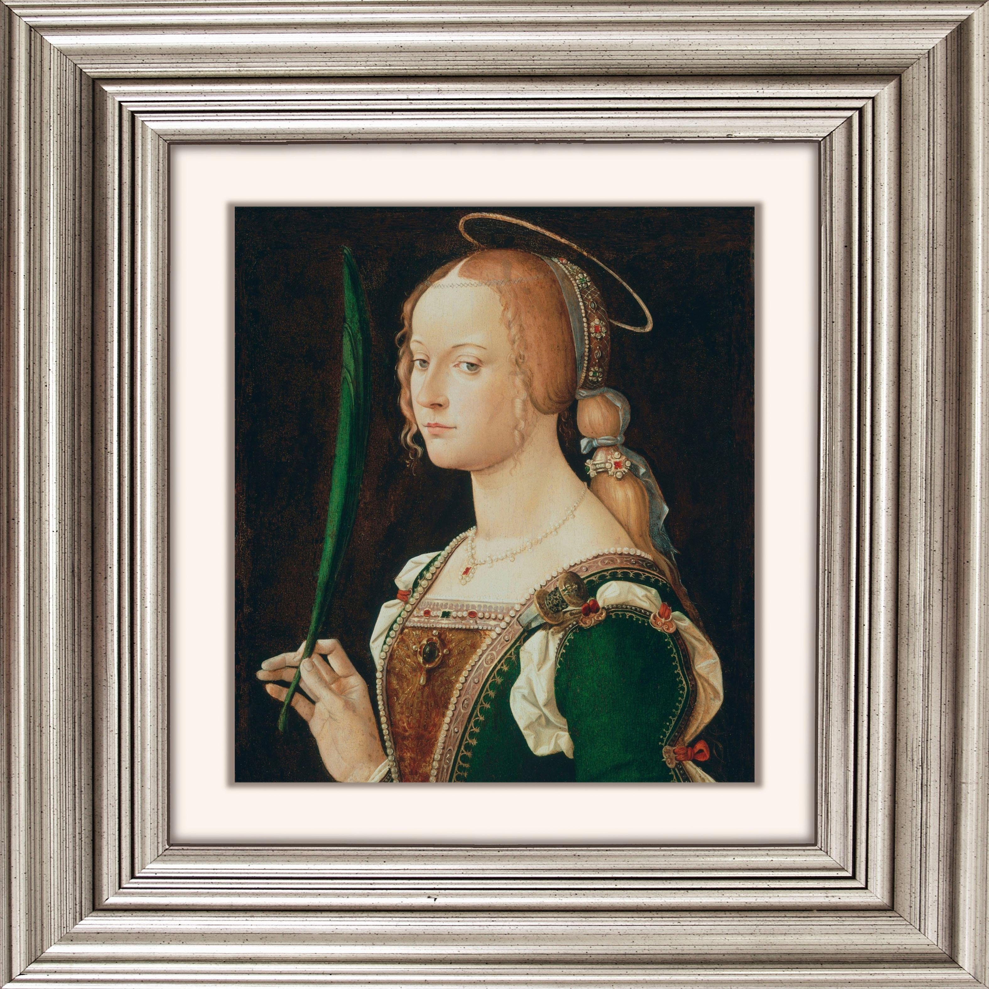 queence Acrylglasbild Frau II