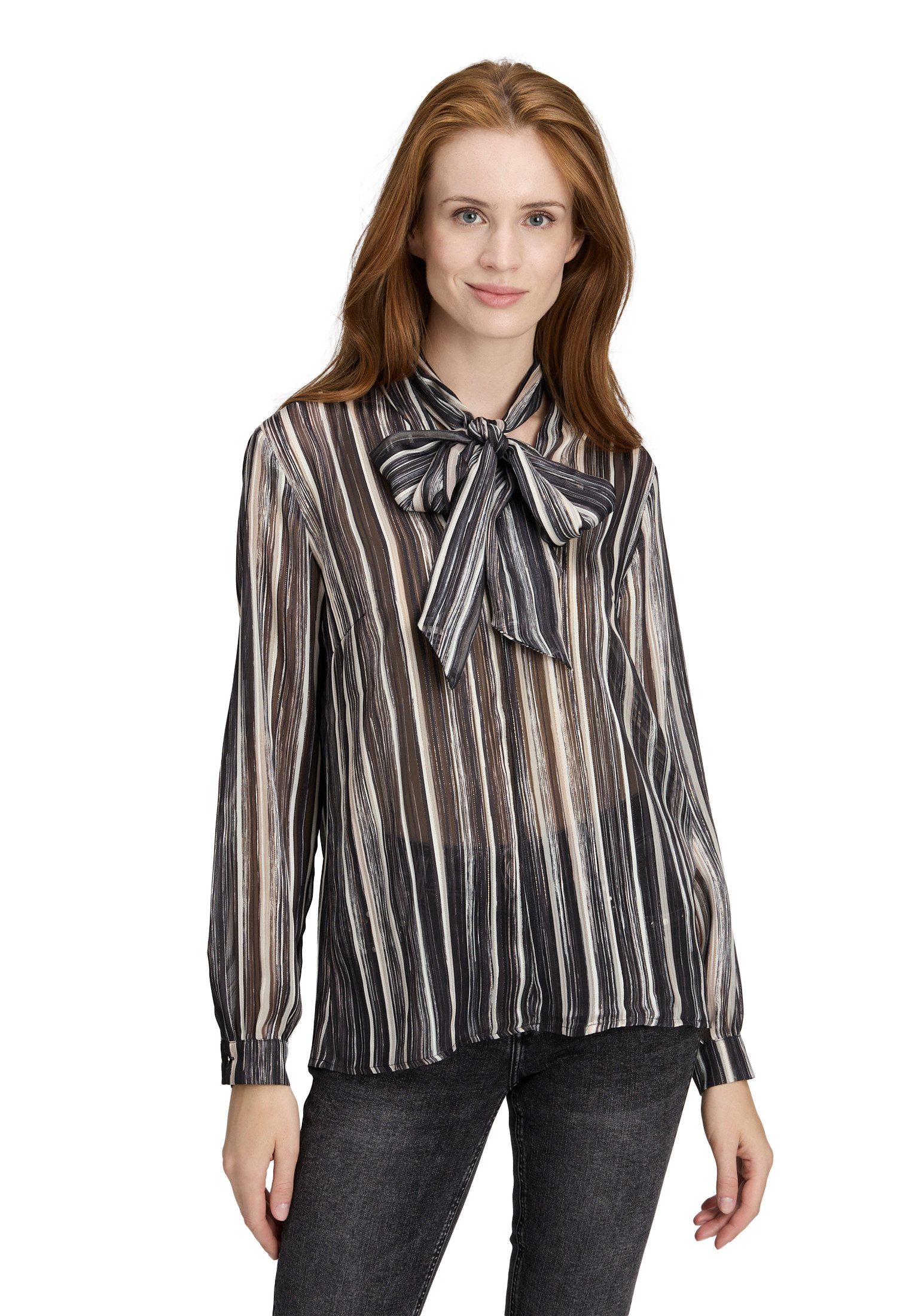 Betty Barclay Schlupfbluse Damen mit Schleifenknoten