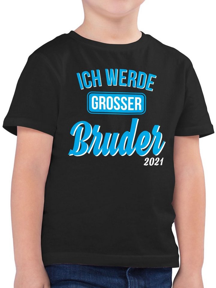 Shirtracer TShirt »Ich werde großer Bruder 2021 Geschwisterliebe Kind Jungen Kinder TShirt Shirtracer TShirt »Ich werde großer Bruder 2021 Geschwisterliebe Kind Jungen Kinder TShirt