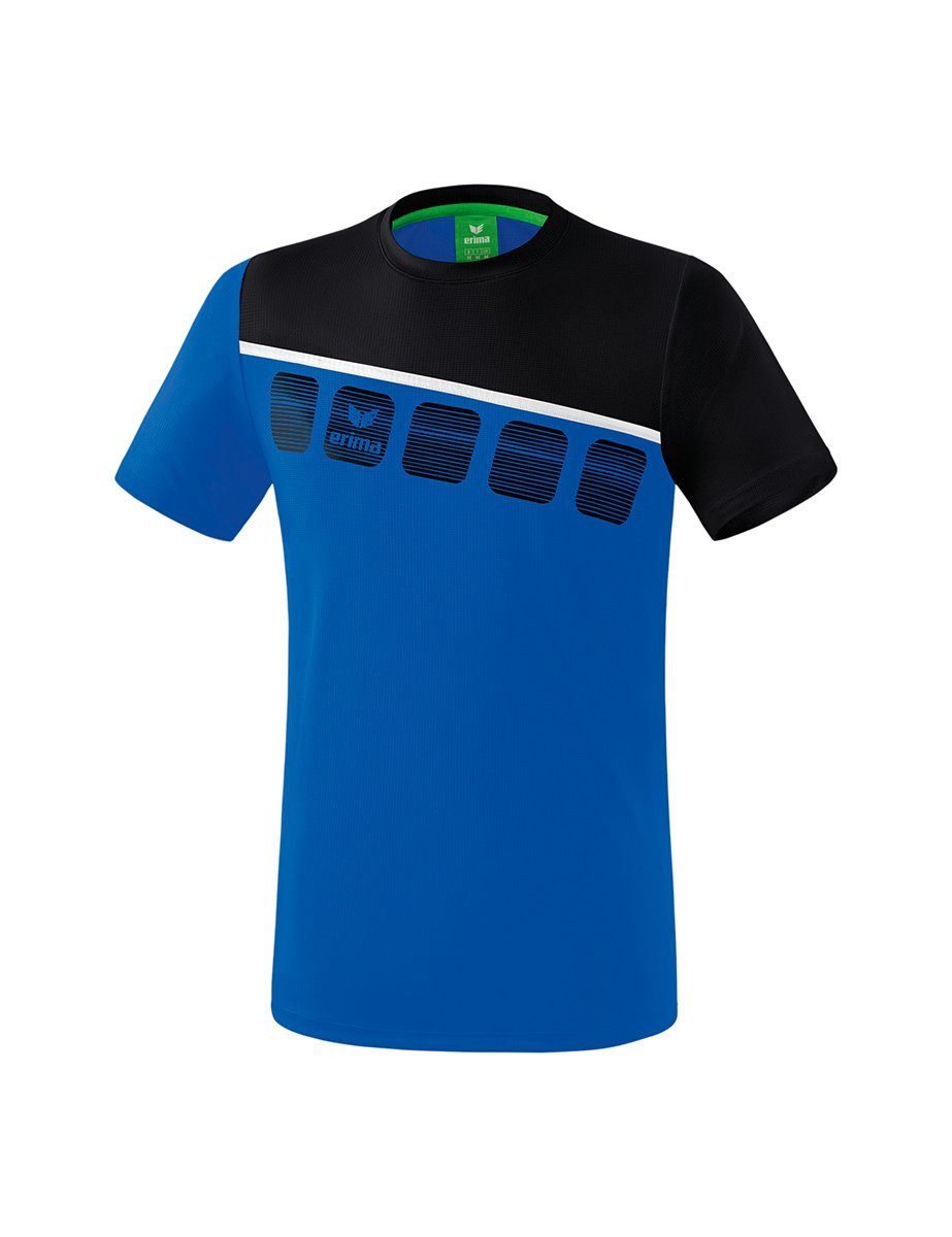 Erima T-Shirt 5C blau/schwarz Jungen