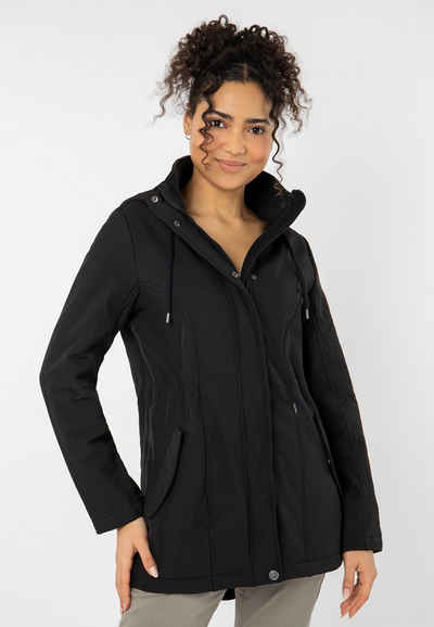 Eight2Nine Softshelljacke Lange Softshelljacke Microfleece