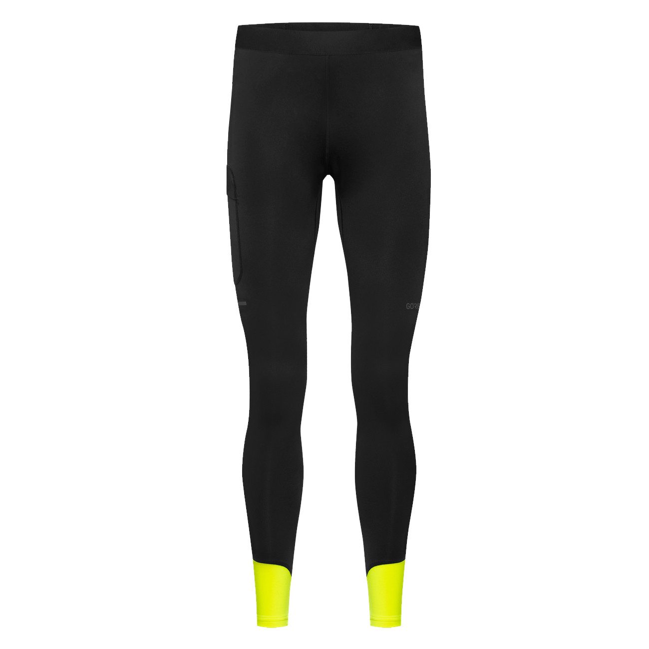 GORE® Wear Laufhose Gore Wear Concurve Thermo Tights 2.0 Herren Black Neon Yellow