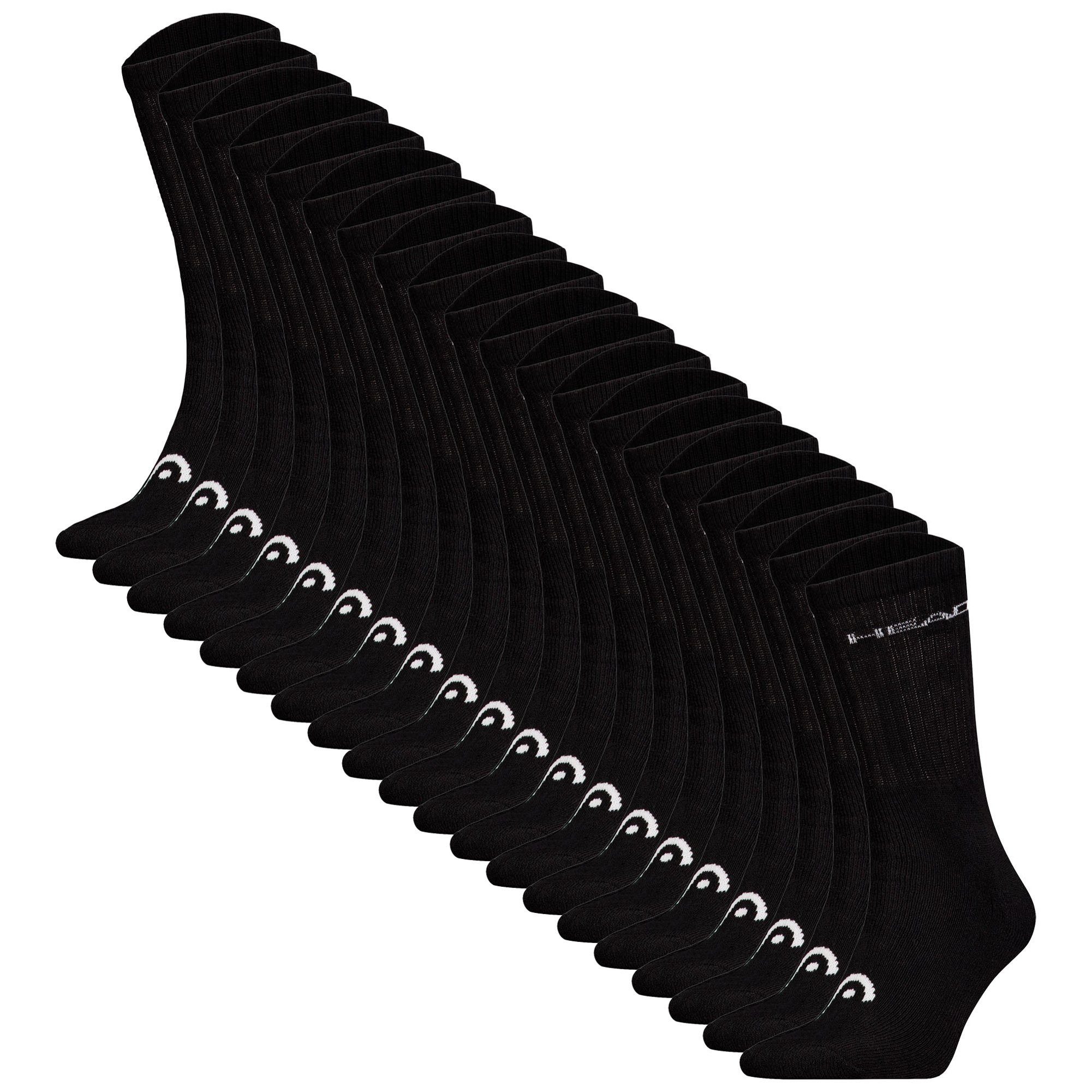 Head Kurzsocken Unisex Socken 20er Pack Baumwolle (20er Pack, 20er Pack)