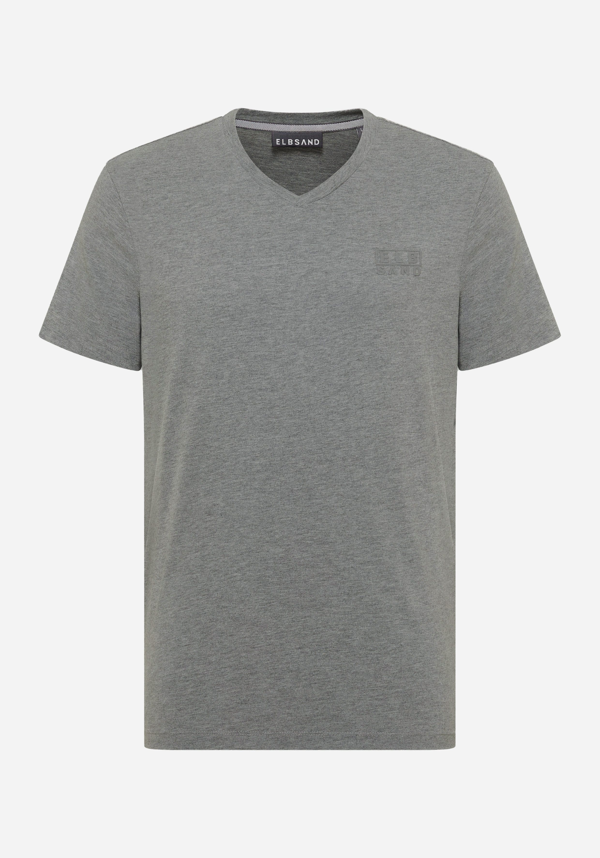 Elbsand T-Shirt Ingvar Herren V-Ausschnitt, normal geschnitten