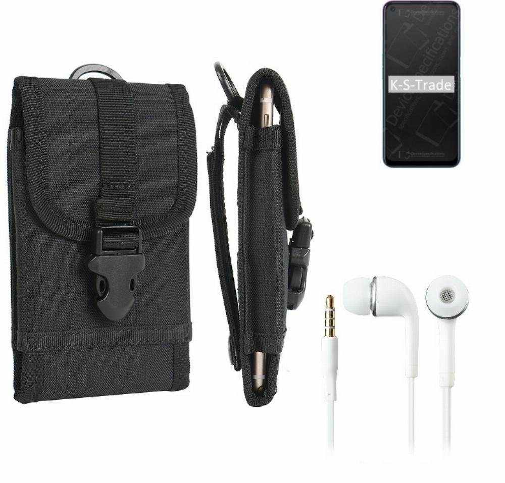 K-S-Trade Handyhülle für Oppo A72, Holster Schutz Hülle Gürteltasche Handy Hülle Tasche outdoor