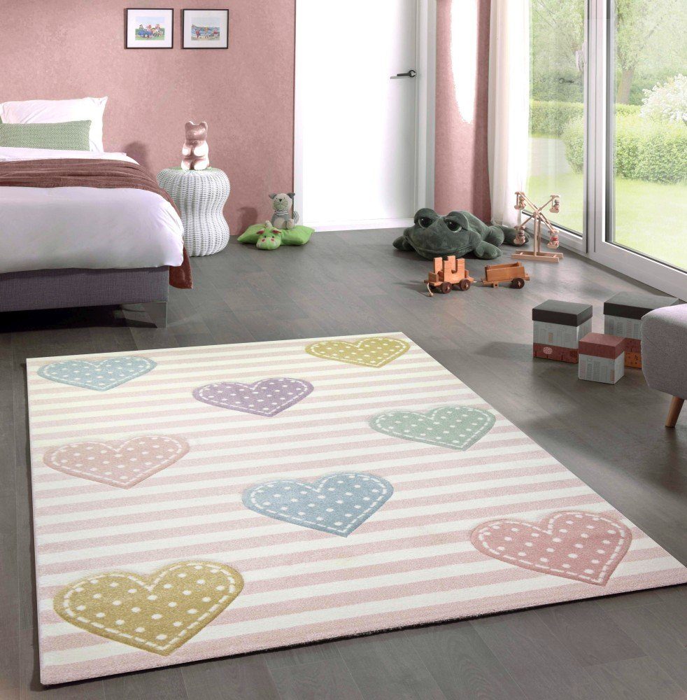 Carpetia Kinderteppich Kinderteppich Spielteppich Babyteppich Mädchen günstig online kaufen