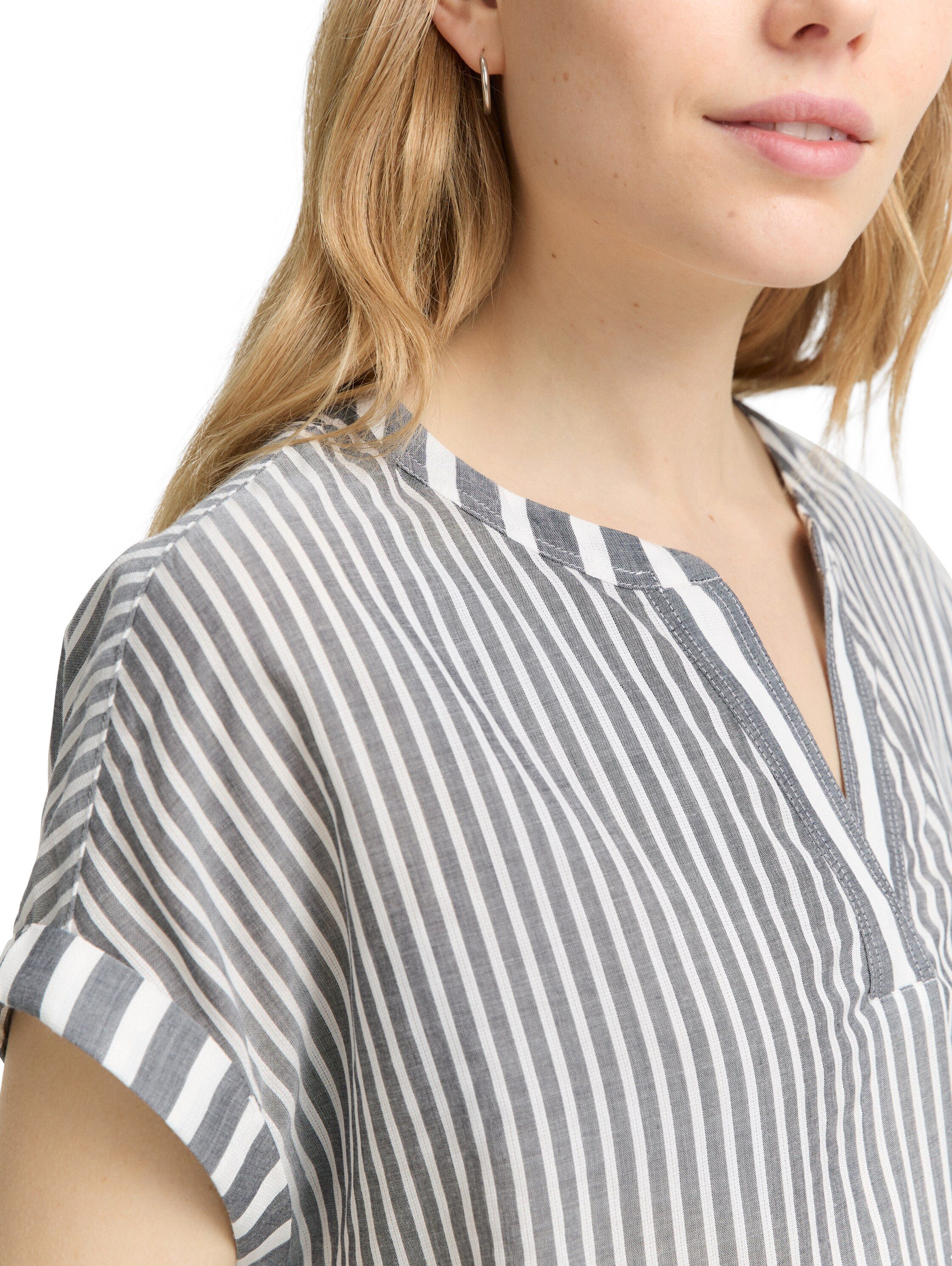TOM TAILOR Shirtbluse mit Streifen Muster