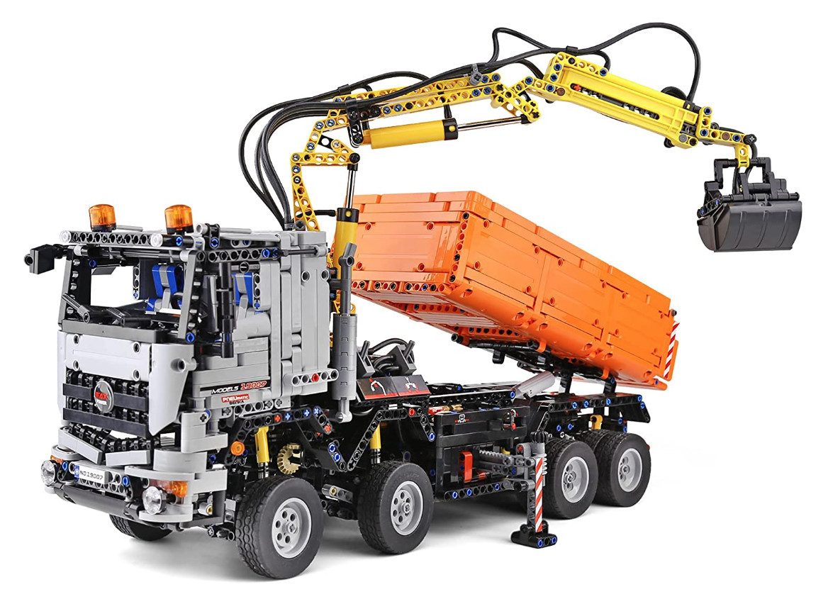 Mould King Mould King 19007 Pneumatic Truck - RC-Control Konstruktions-Spielset, (2819 St)