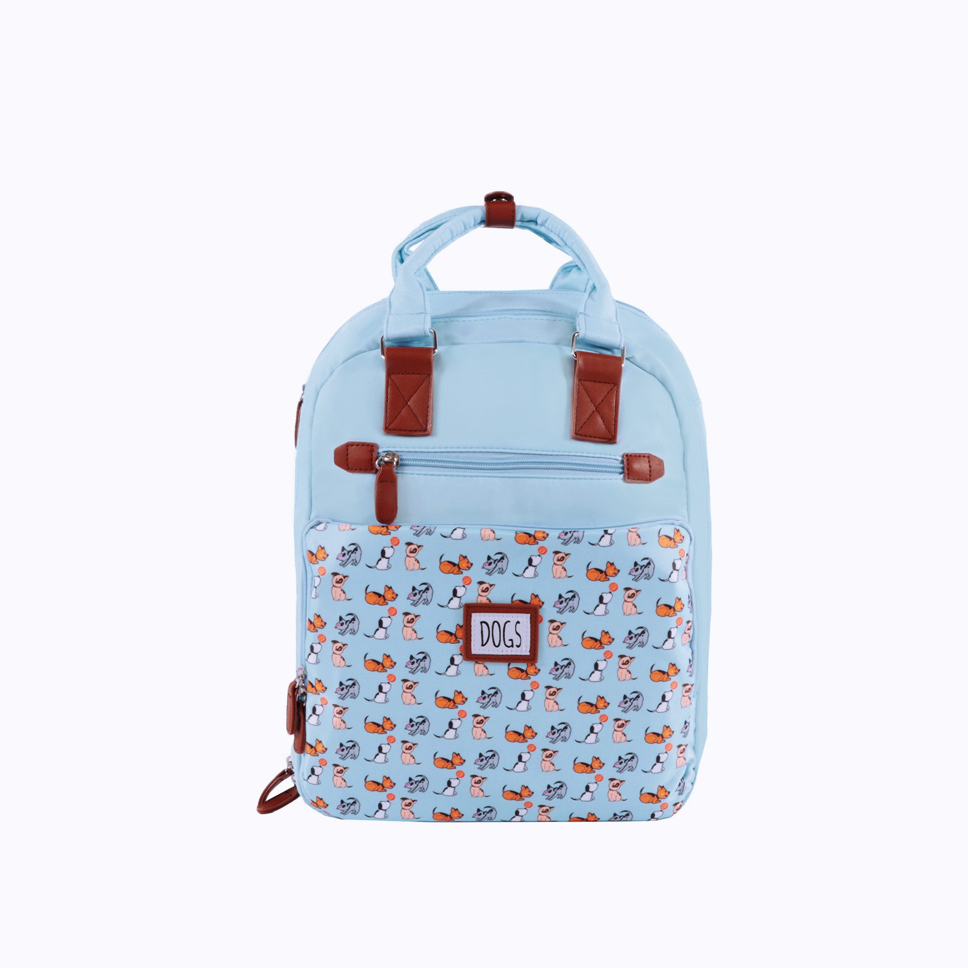 BIGGDESIGN Rucksack Biggdesign Dogs Laptop-Rucksack – Blau, robust & funktional